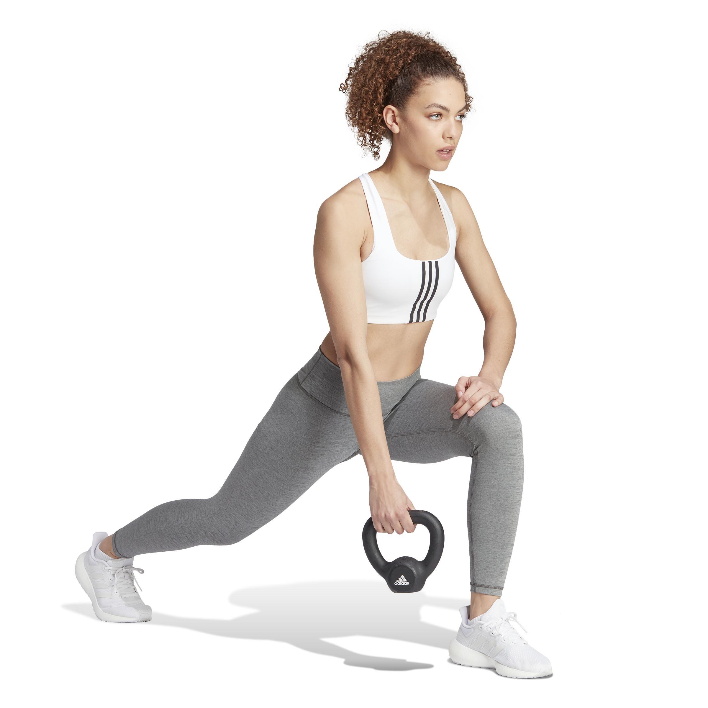 Training Essentials High-Waisted 7/8 Leggings, Grey, , large image number 9