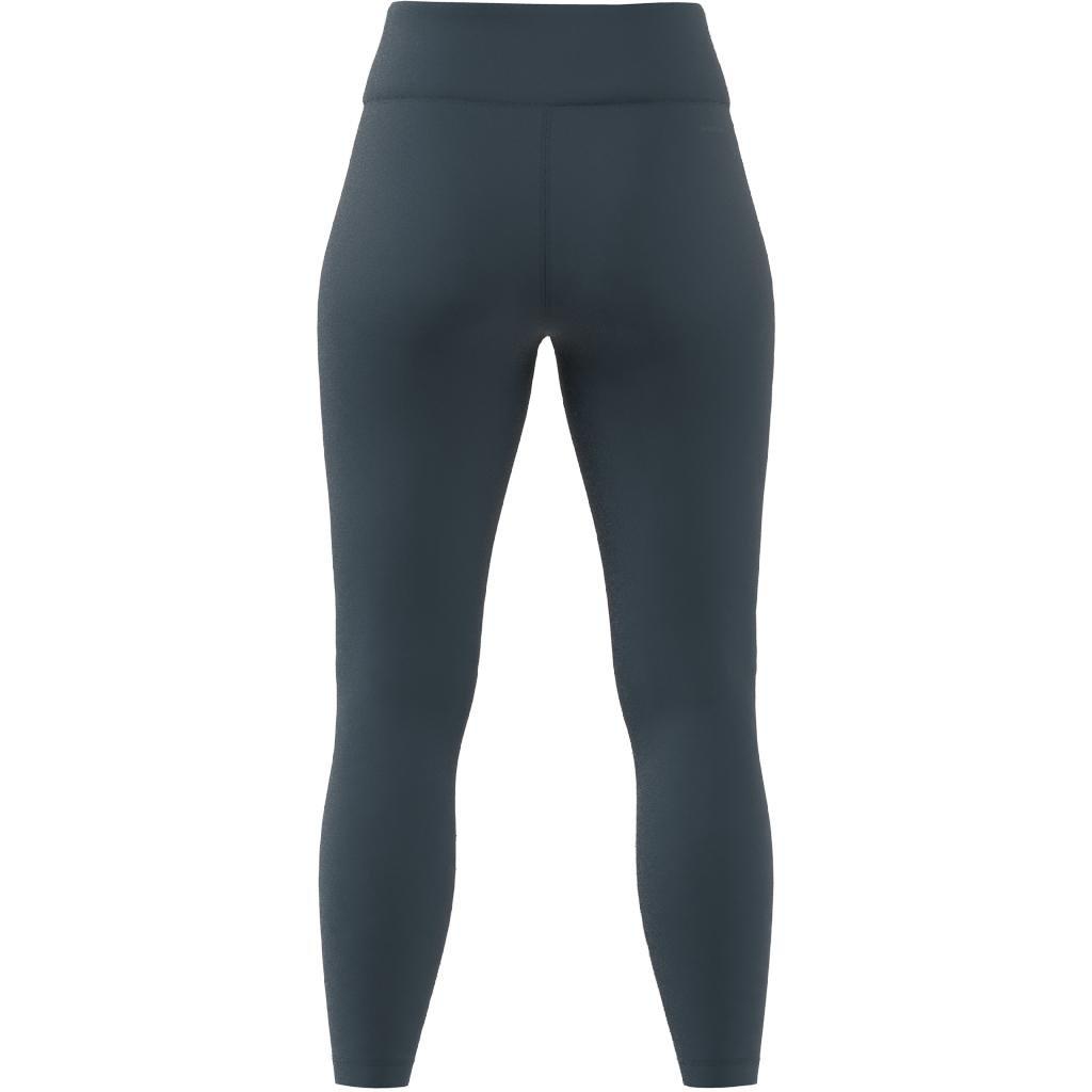 Training Essentials High-Waisted 7/8 Leggings, Turquoise, A901_ONE, large image number 6