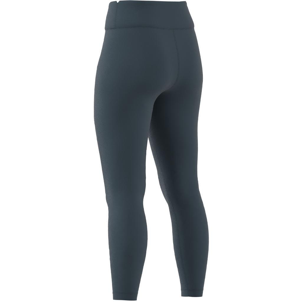 Training Essentials High-Waisted 7/8 Leggings, Turquoise, A901_ONE, large image number 13