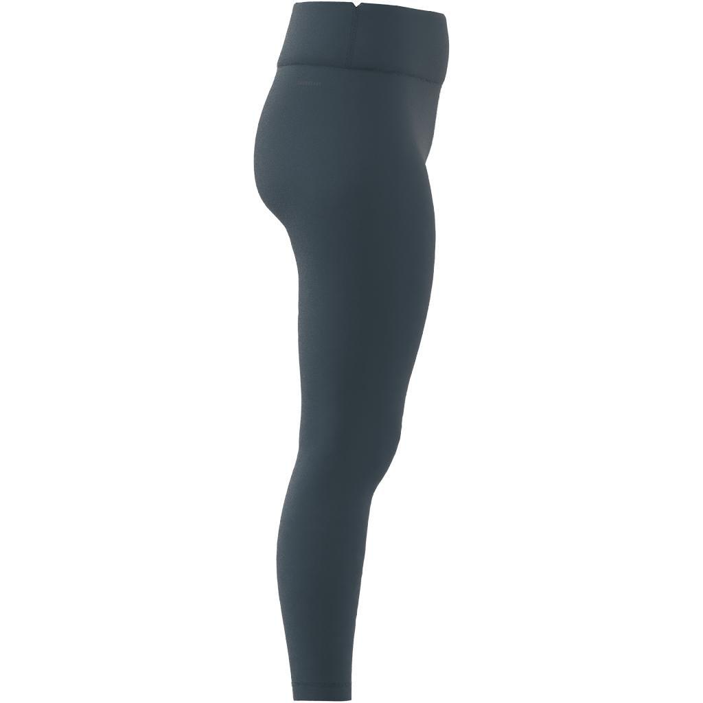 Training Essentials High-Waisted 7/8 Leggings, Turquoise, A901_ONE, large image number 14