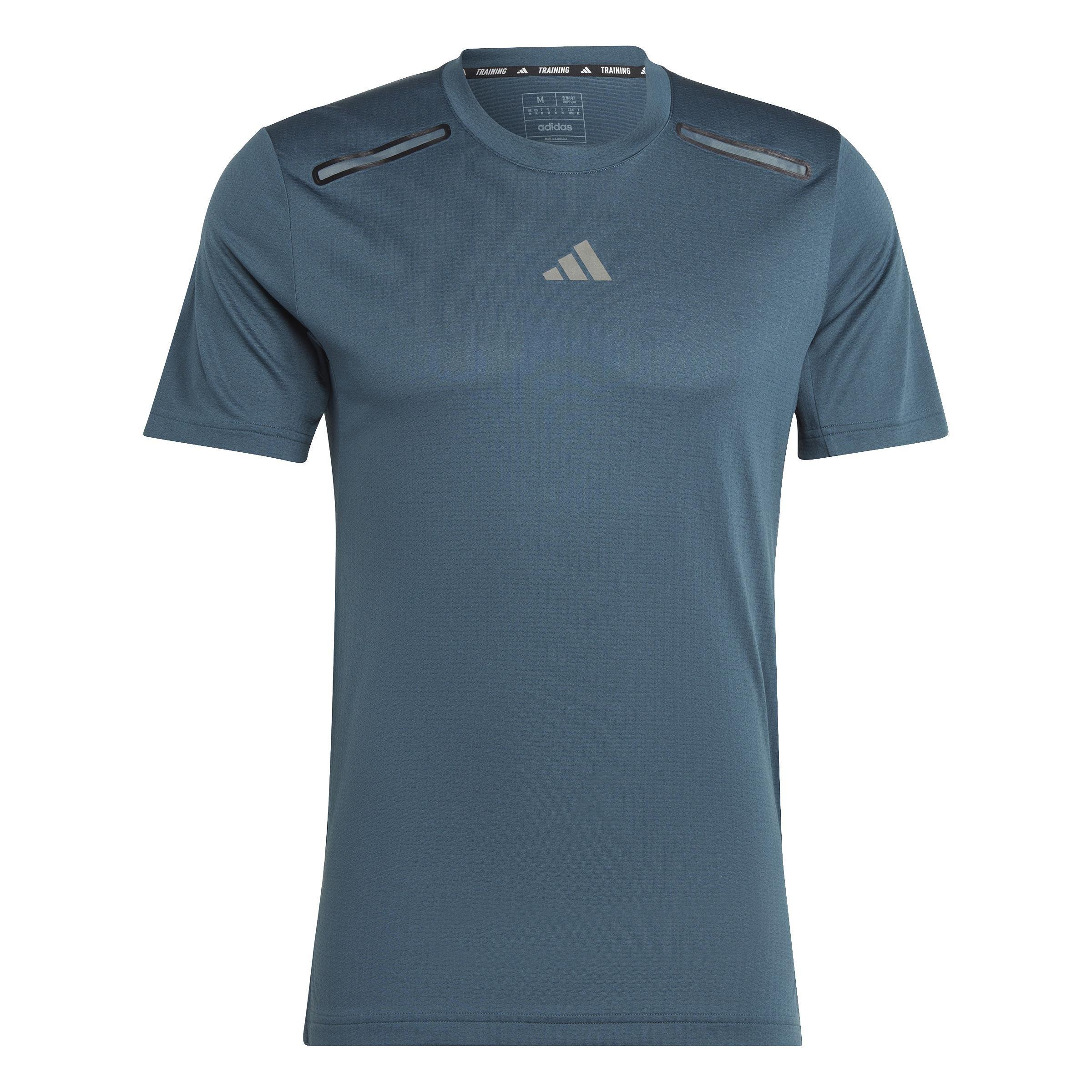 adidas Outlet Hiit Elevated Training T-Shirt, Turquoise