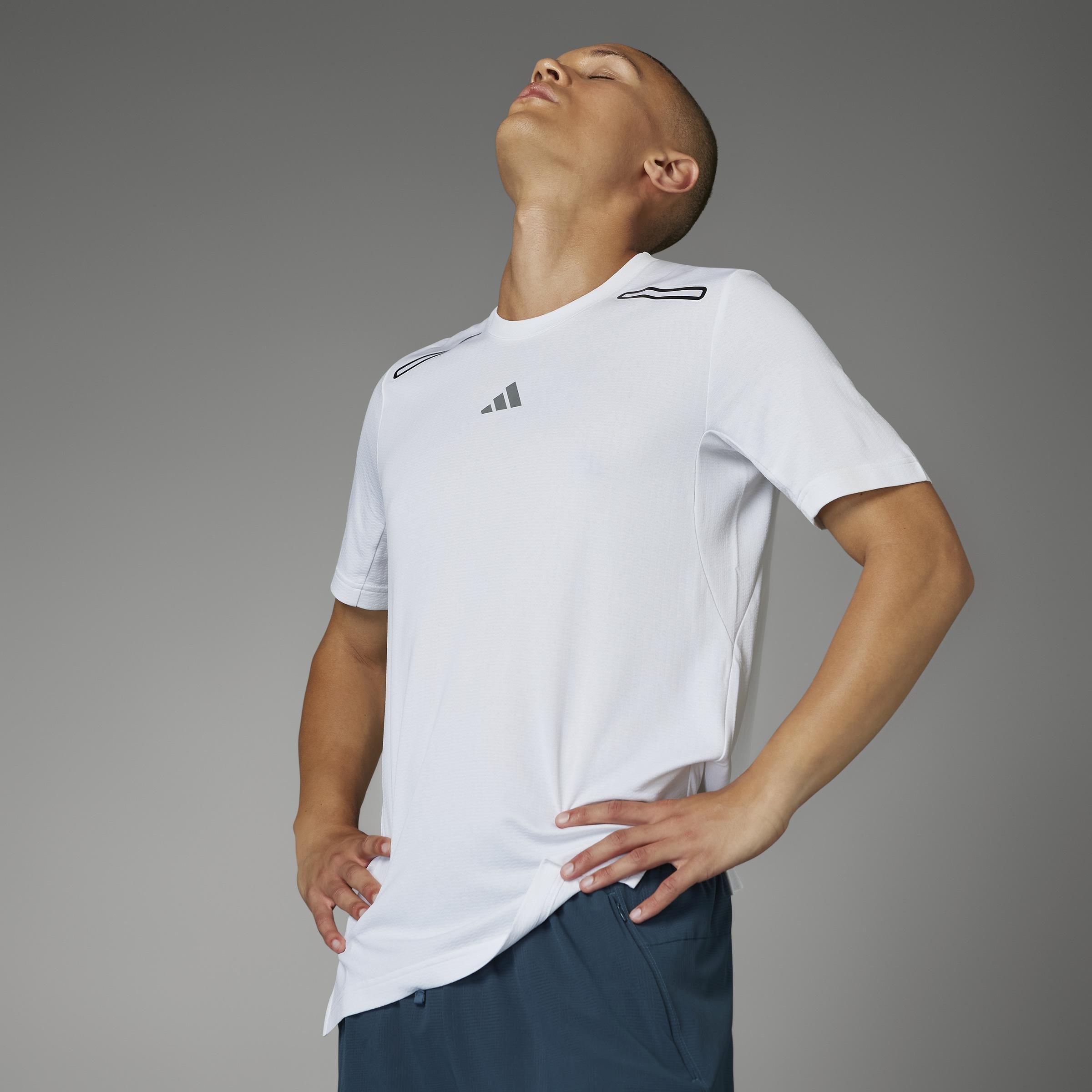 Heat.Rdy Hiit Elevated Training T-Shirt, White, A901_ONE, large image number 6