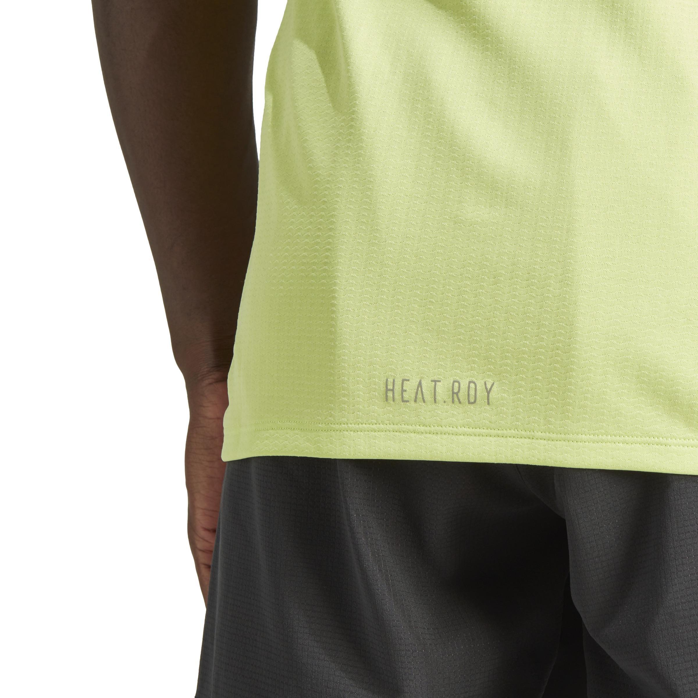 Designed 4 Training Heat.Rdy Hiit T-Shirt, Green, A901_ONE, large image number 4