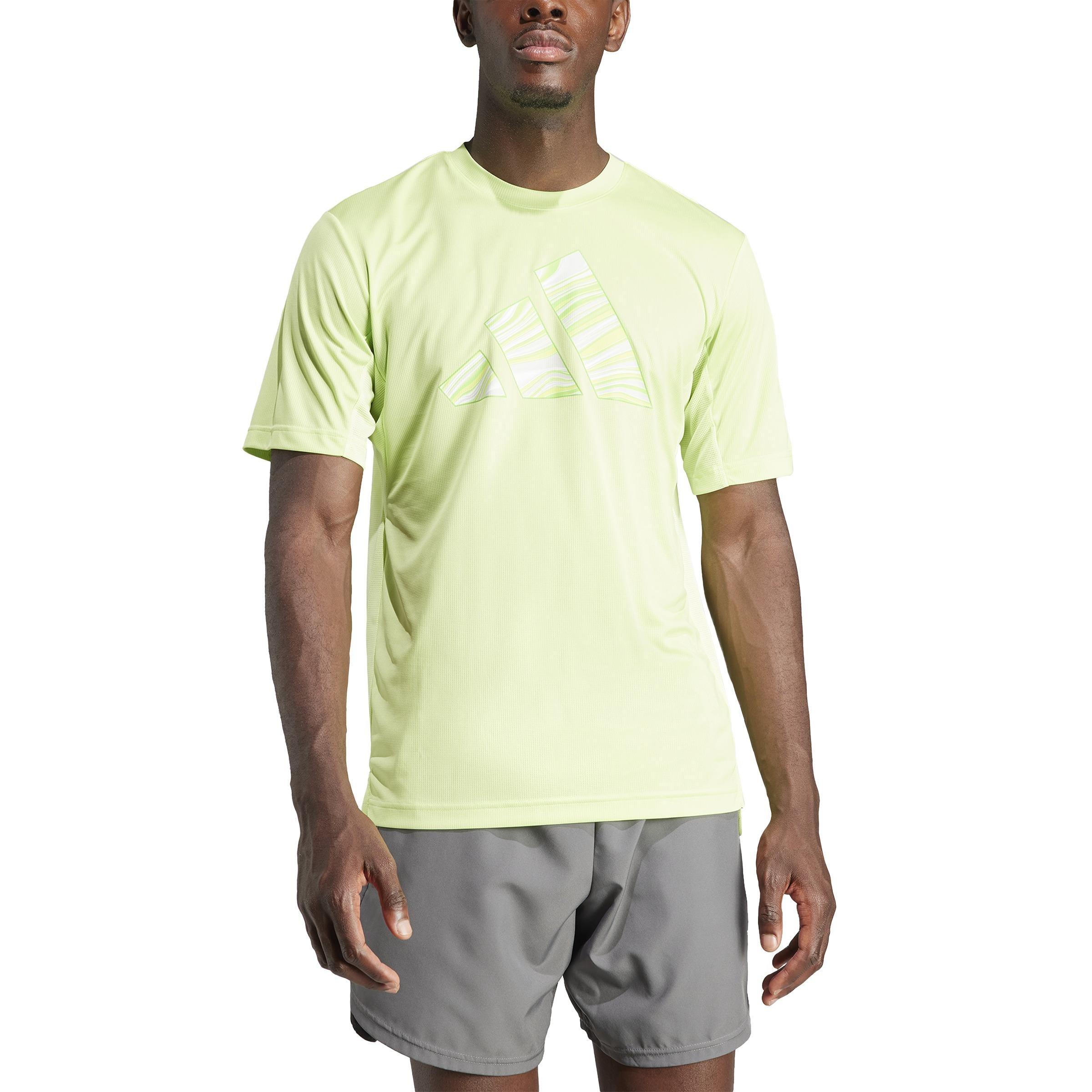 Hiit Graphic Slogan Training T-Shirt, Green, A901_ONE, medium