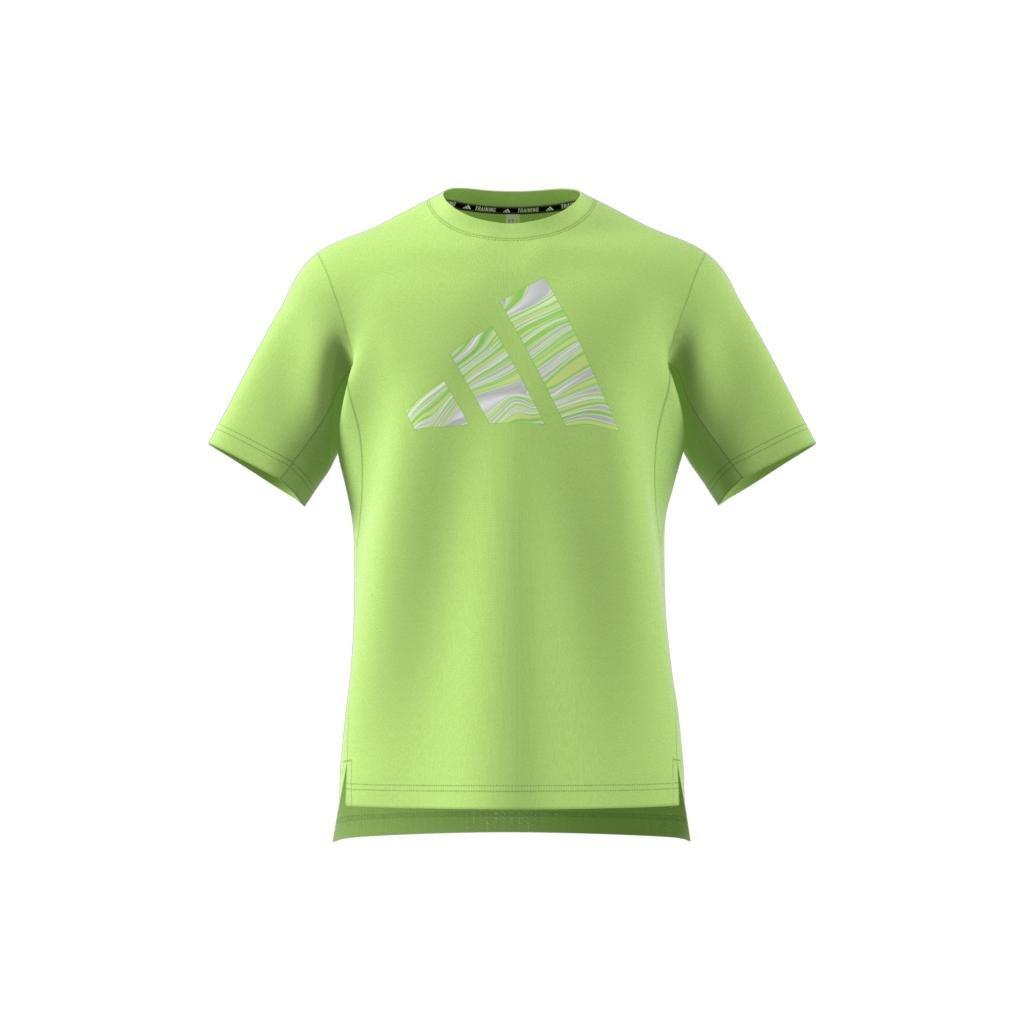 Hiit Graphic Slogan Training T-Shirt, Green, A901_ONE, large image number 14