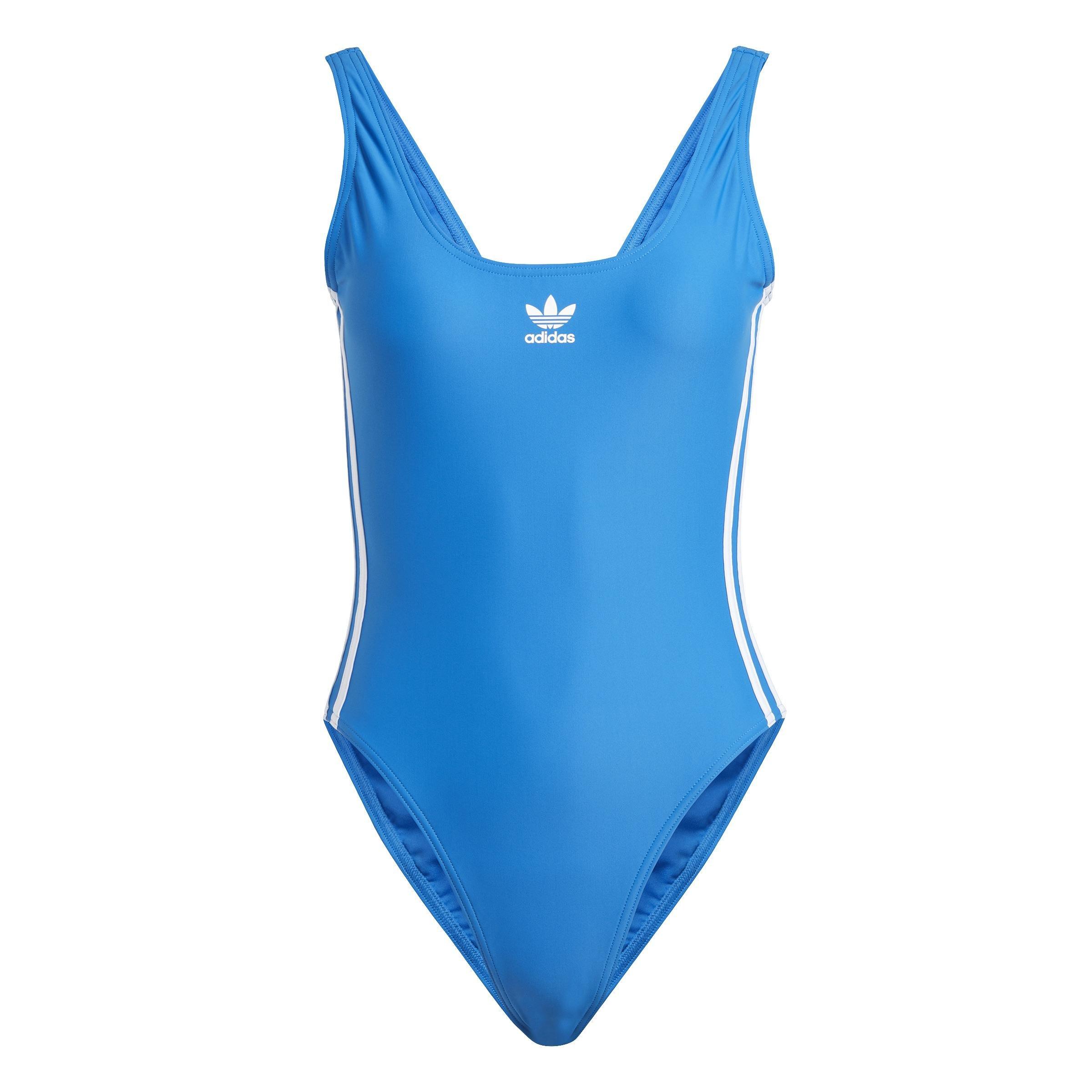 Adicolor 3-Stripes Swimsuit, Blue, A901_ONE, large image number 2