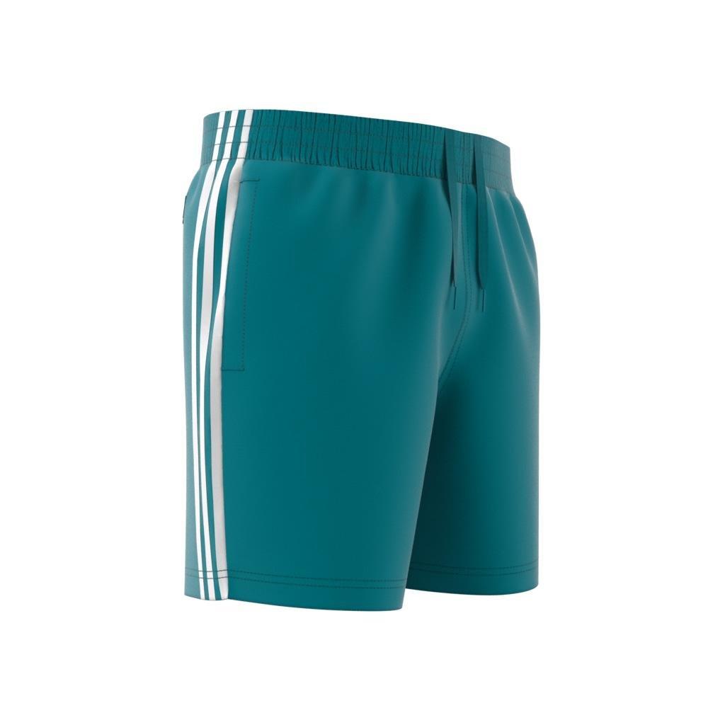 Originals Adicolor 3-Stripes Swim Shorts, Turquoise, A901_ONE, large image number 7