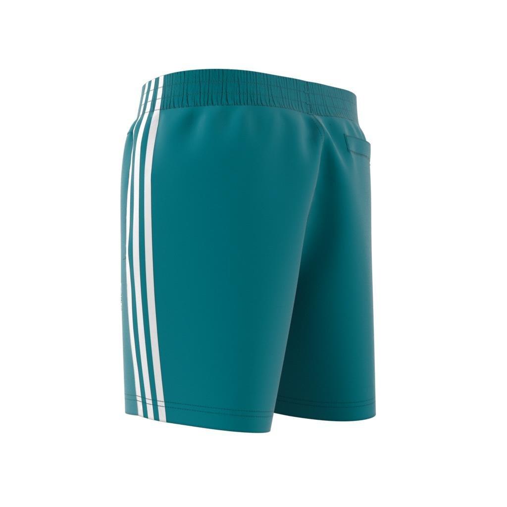 Originals Adicolor 3-Stripes Swim Shorts, Turquoise, A901_ONE, large image number 9