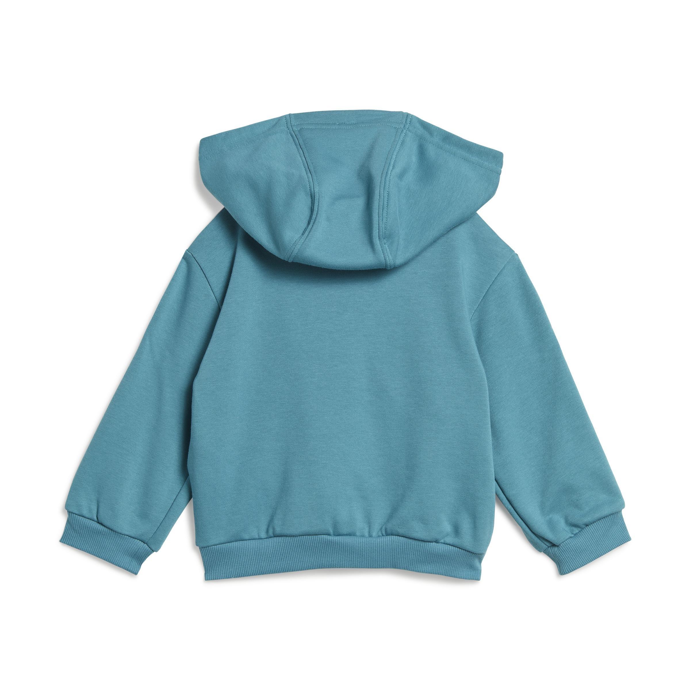 Unisex Kids Dino Camo Allover Print French Terry Jogger Set, Turquoise, A901_ONE, large image number 3