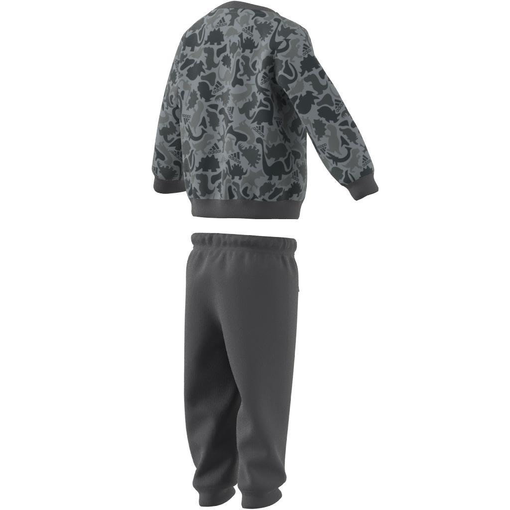 Unisex Kids Essentials Allover Print Jogger Set, Grey, A901_ONE, large image number 7