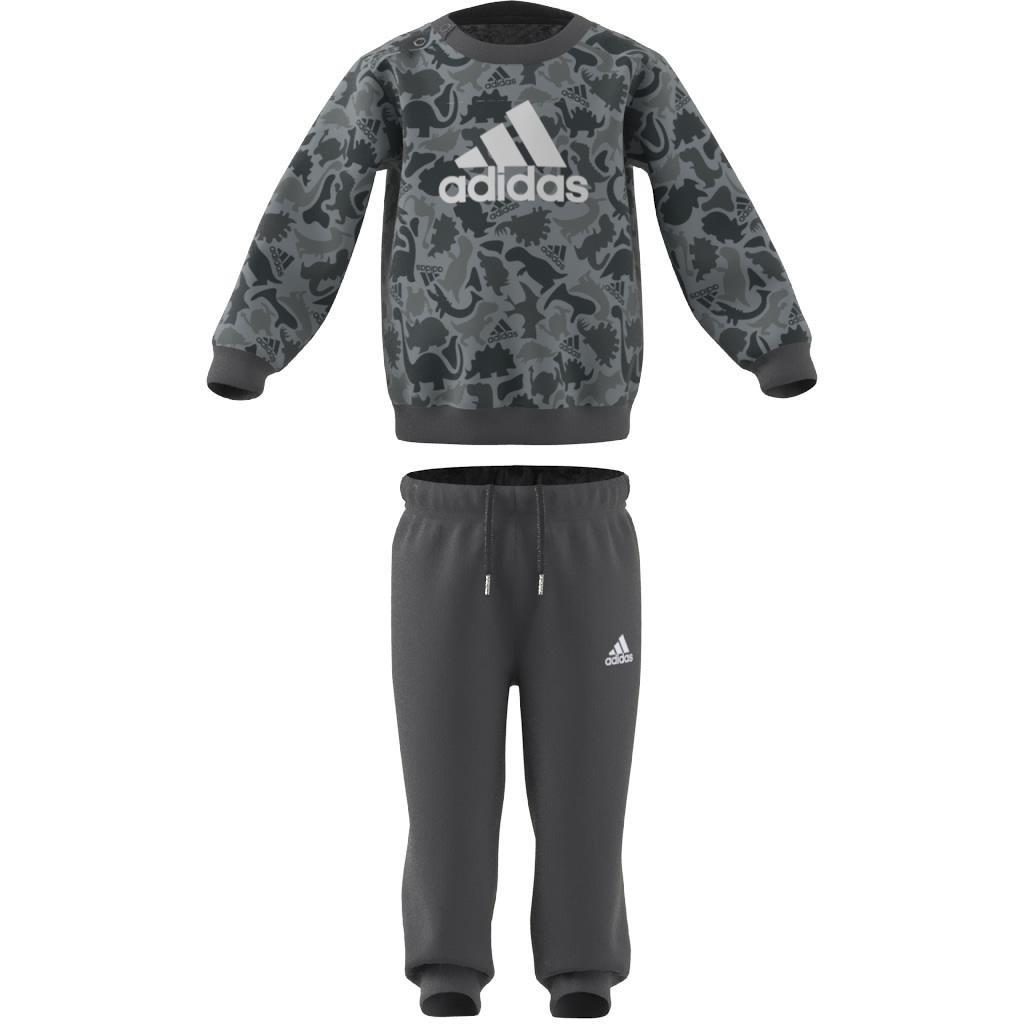 Unisex Kids Essentials Allover Print Jogger Set, Grey, A901_ONE, large image number 10