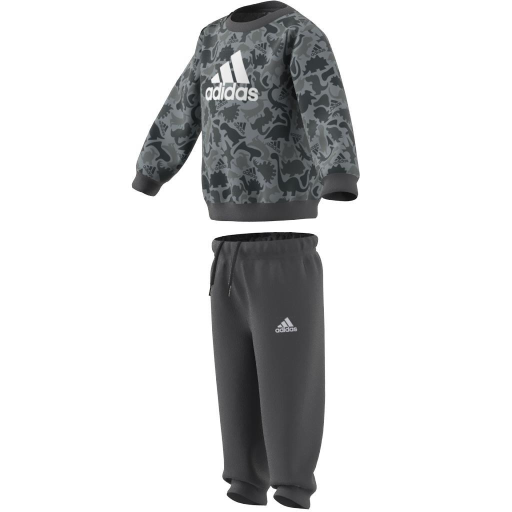 Unisex Kids Essentials Allover Print Jogger Set, Grey, A901_ONE, large image number 12