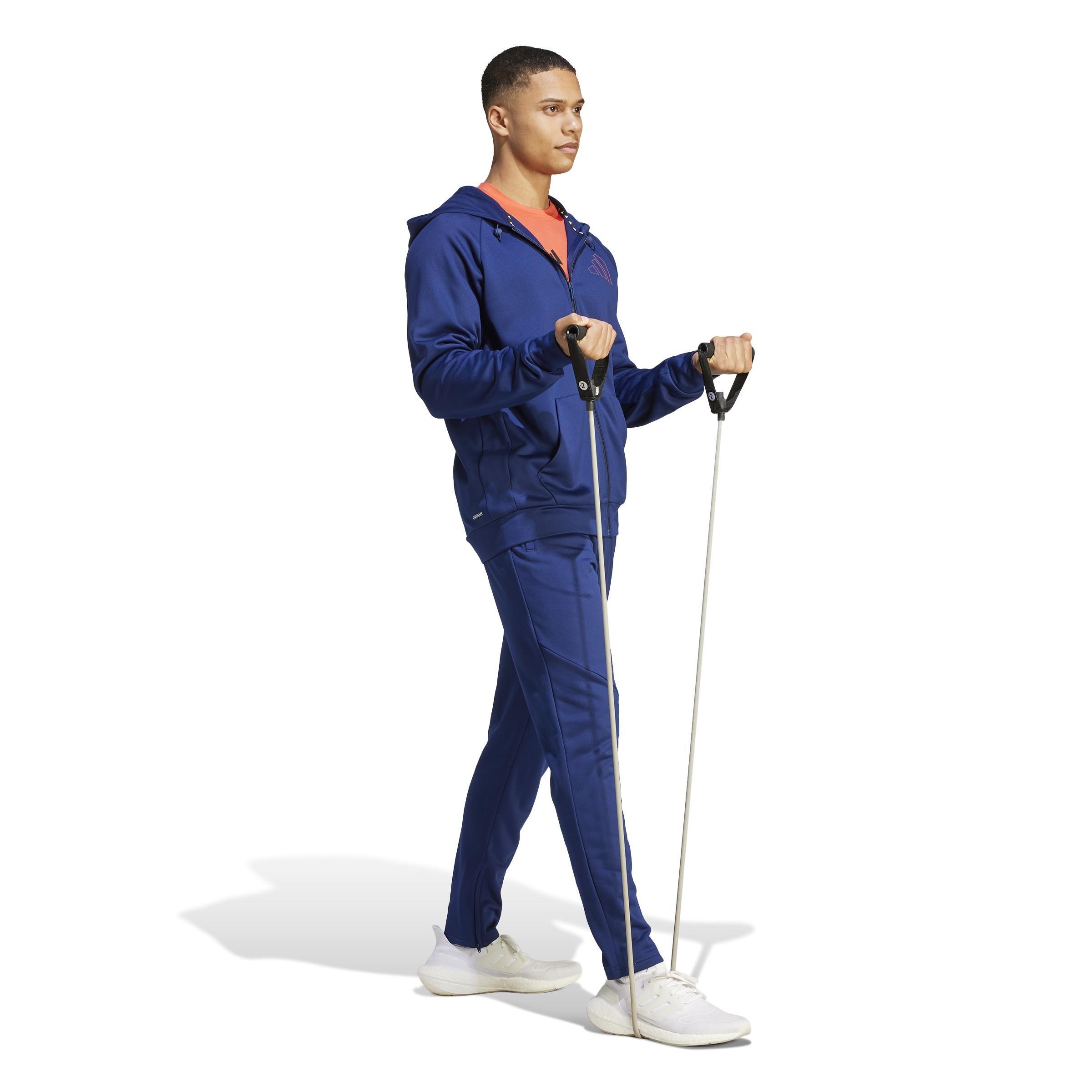 Game And Go Small Logo Training Tapered Joggers, Blue, A901_ONE, large image number 9