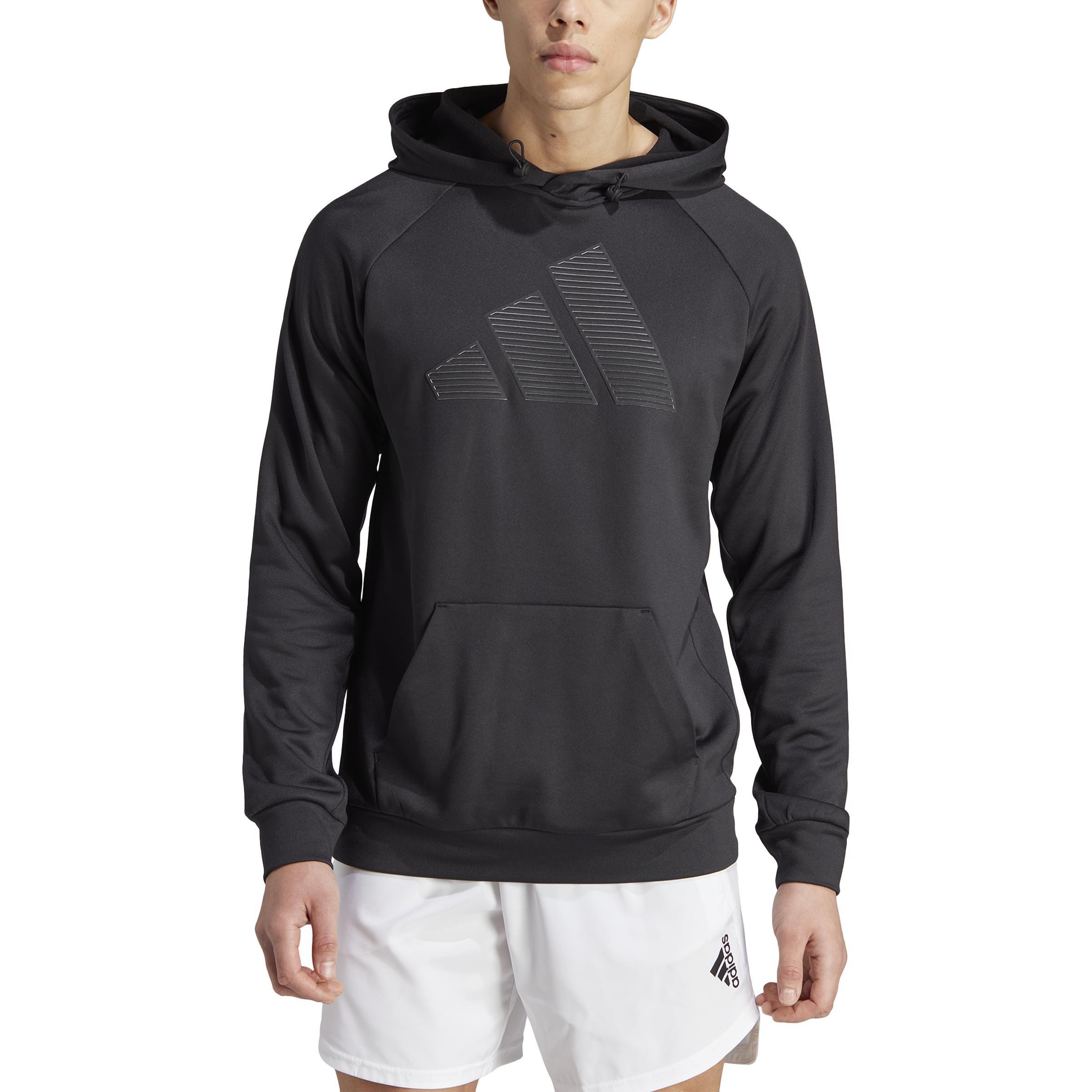 Game and Go Big Logo Training Hoodie, Black, A901_ONE, large image number 1