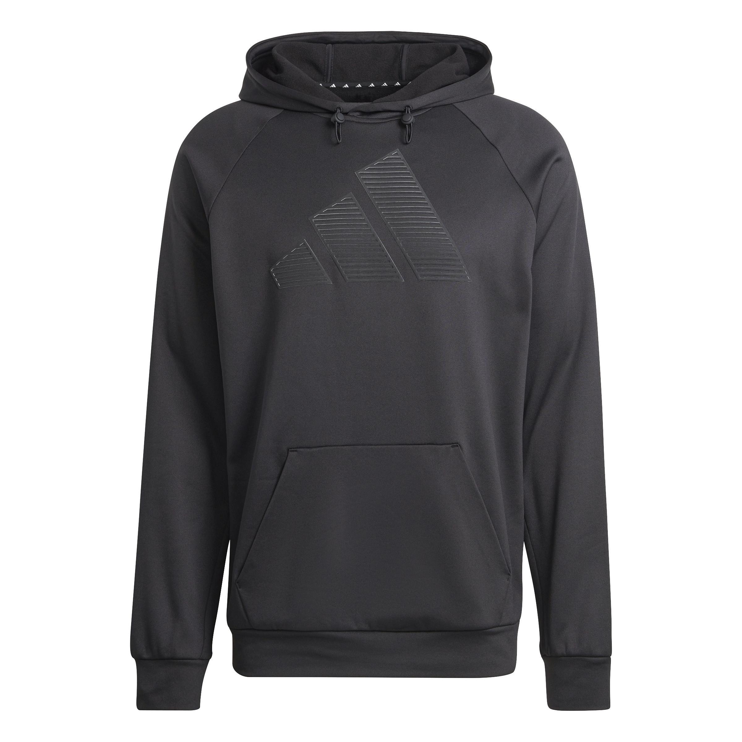 Game and Go Big Logo Training Hoodie, Black, A901_ONE, large image number 2