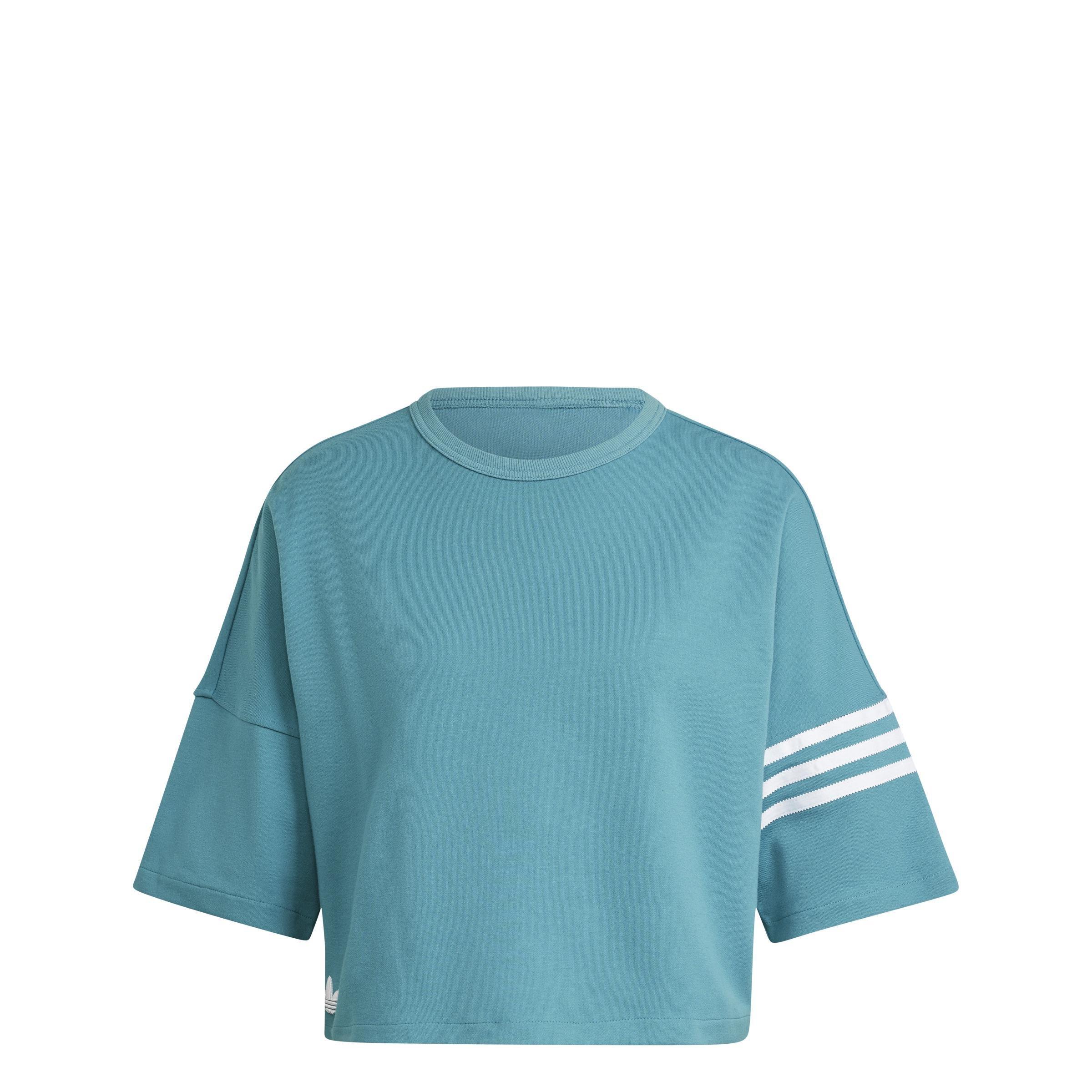 Adicolor Neuclassics T-Shirt, Turquoise, A901_ONE, large image number 0