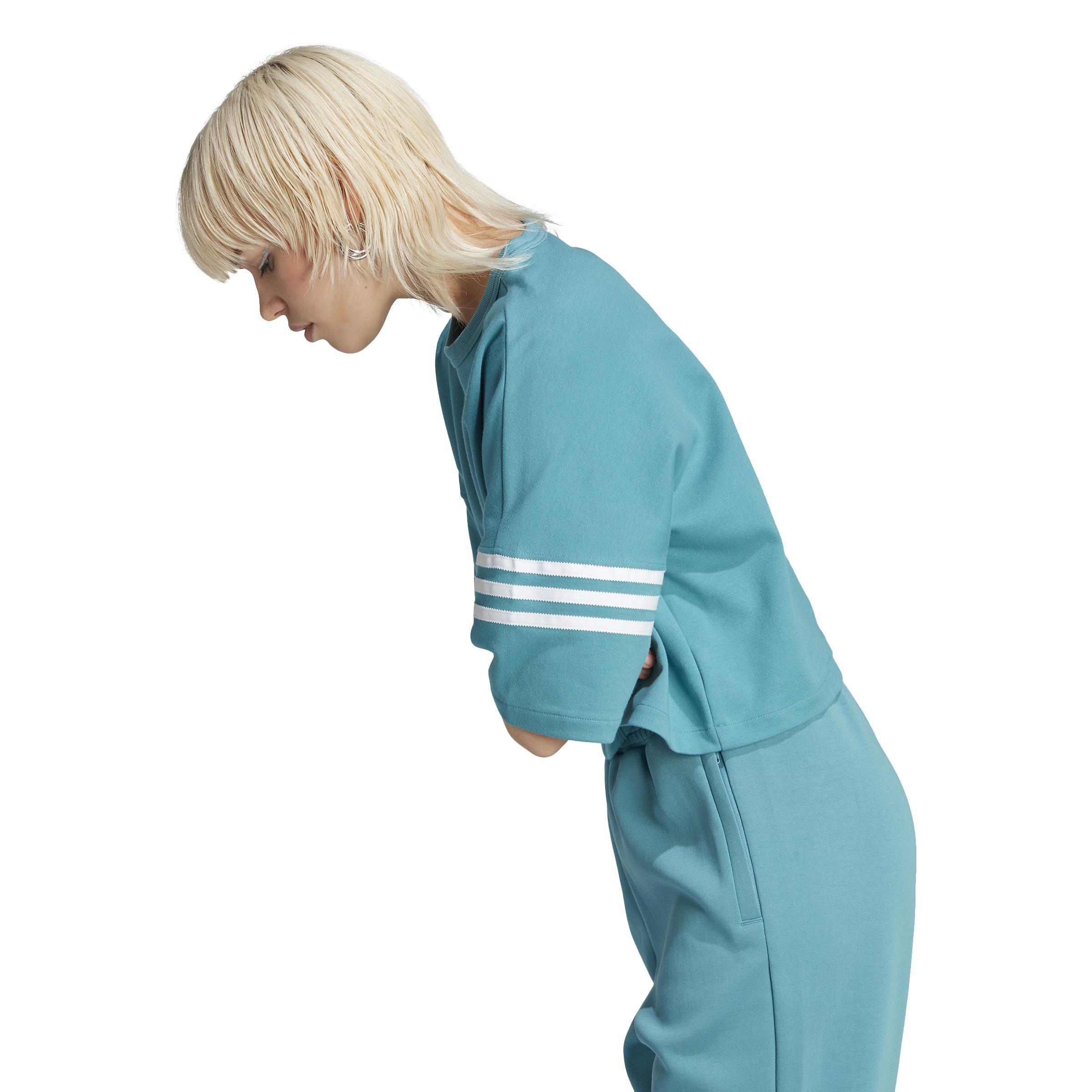 Adicolor Neuclassics T-Shirt, Turquoise, A901_ONE, large image number 6