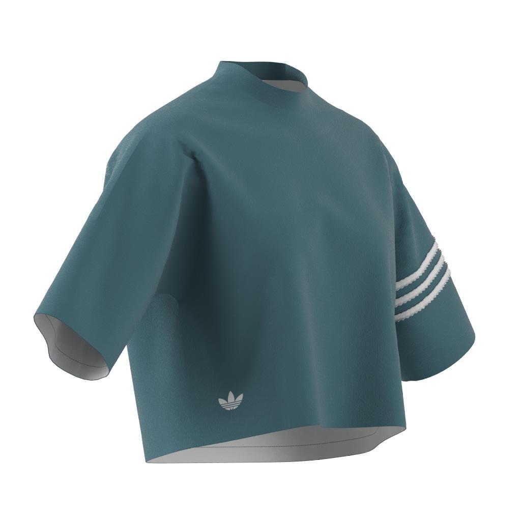Adicolor Neuclassics T-Shirt, Turquoise, A901_ONE, large image number 8