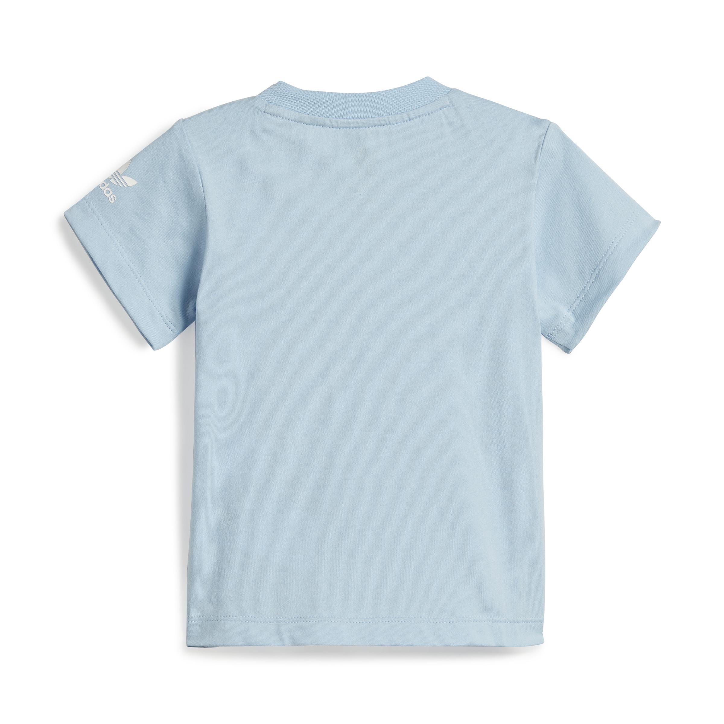 Unisex Kids Graphic Shorts and Tee Set, Blue, A901_ONE, large image number 2