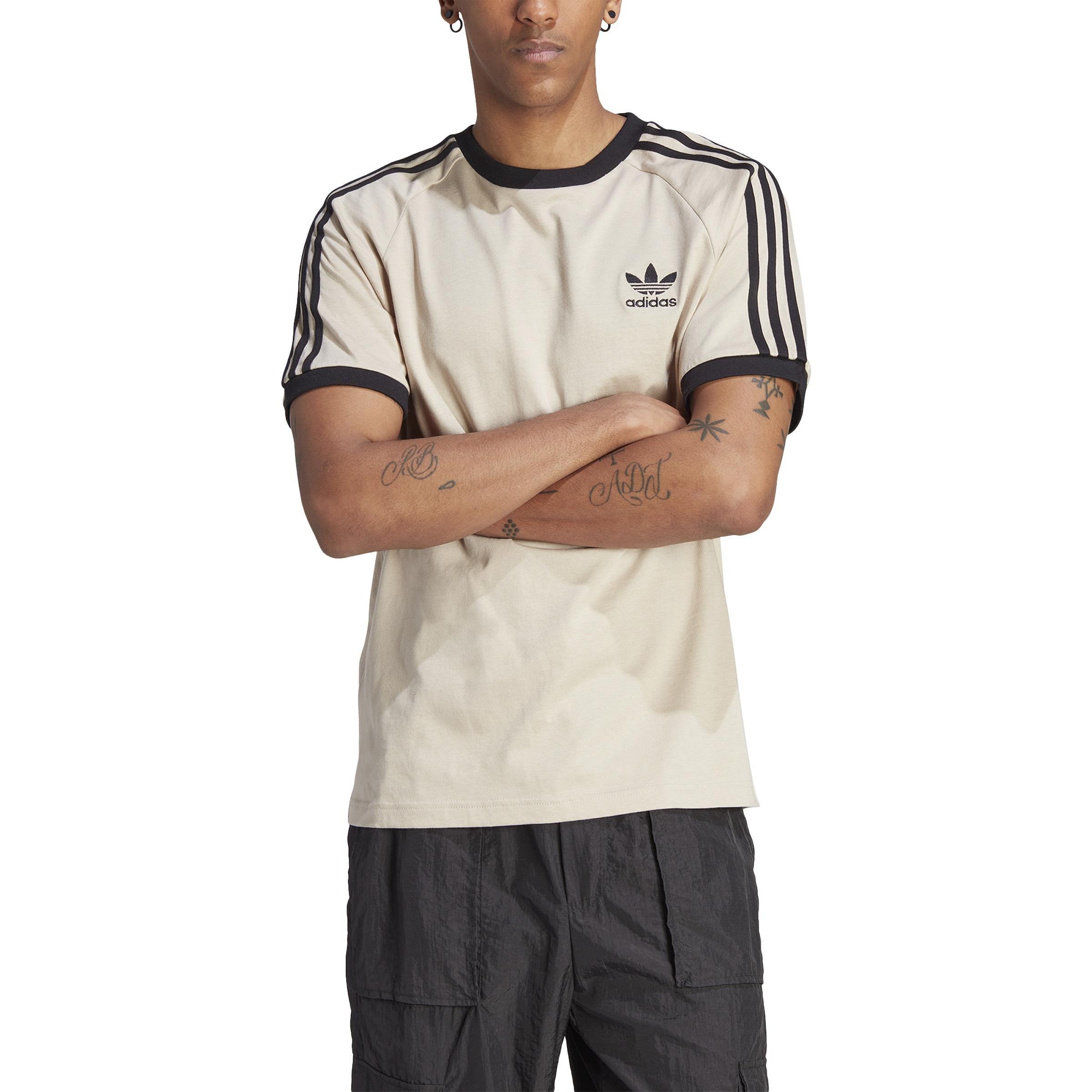 Adicolor Classics 3-Stripes T-Shirt, Beige, , large image number 1