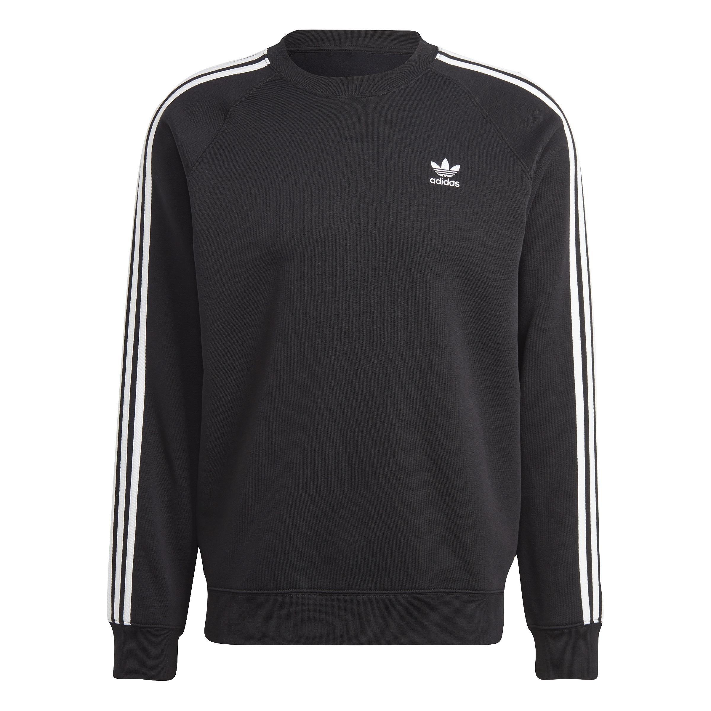 Adicolor Classics 3-Stripes Crew, Black, A901_ONE, large image number 1