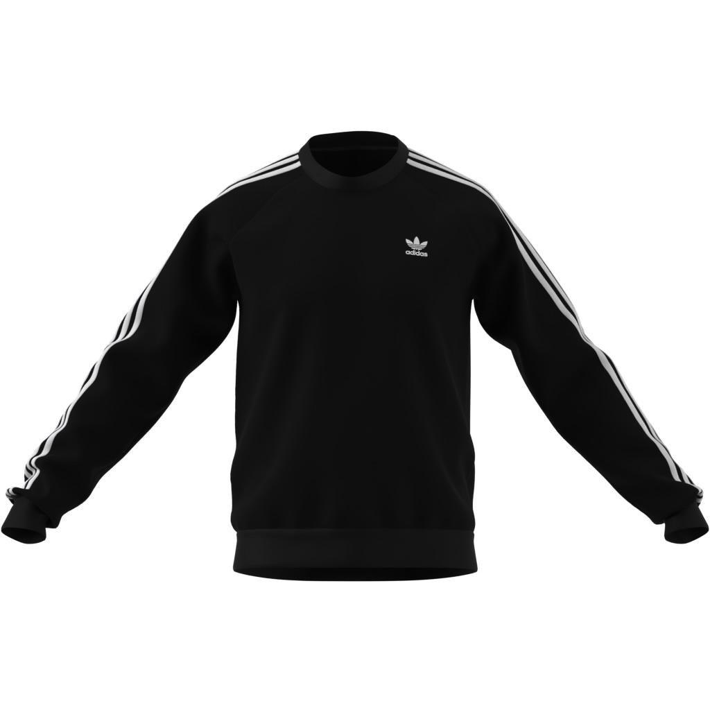 Adicolor Classics 3-Stripes Crew, Black, A901_ONE, large image number 6