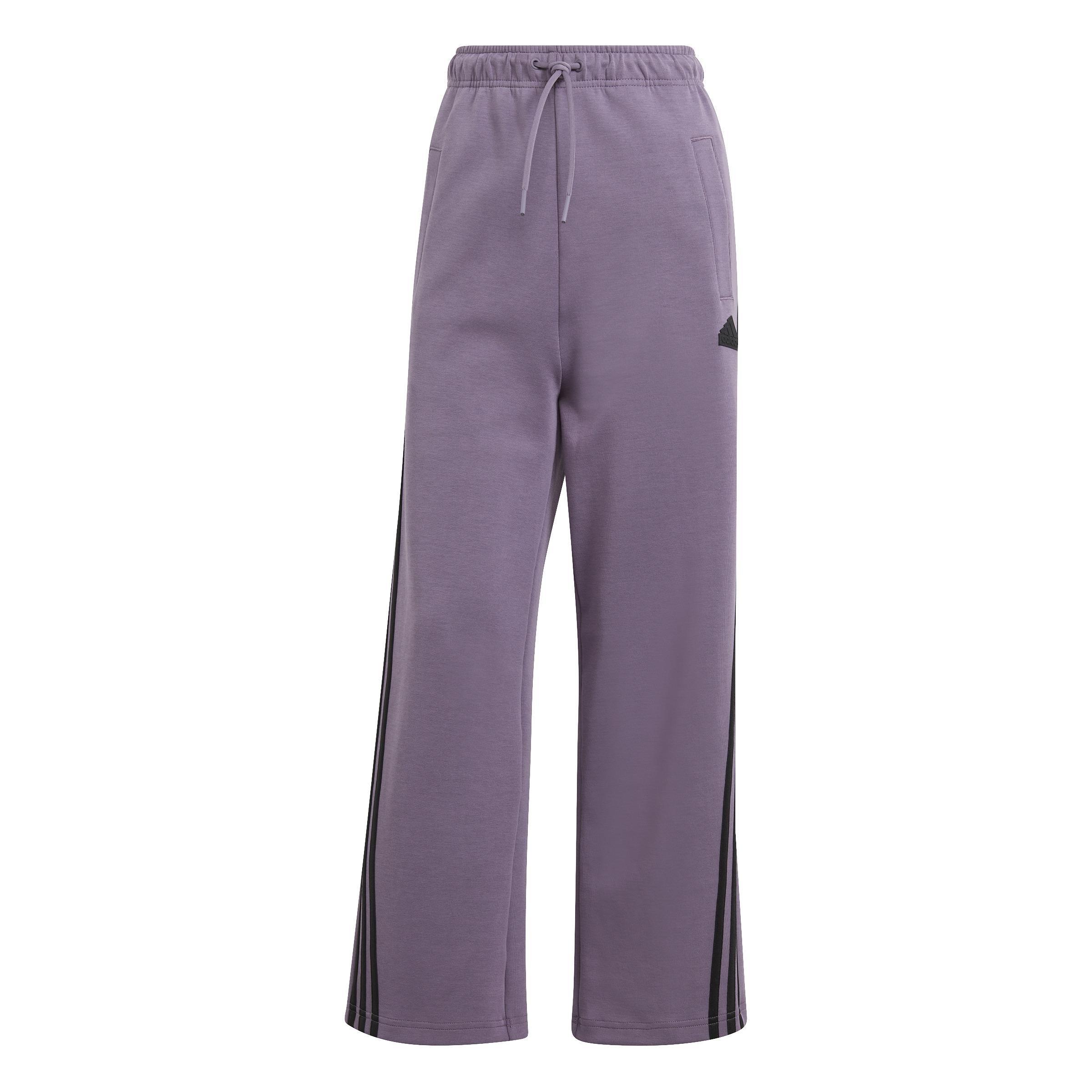 Future Icons 3-Stripes Tracksuit Bottoms, Purple, A901_ONE, large image number 1