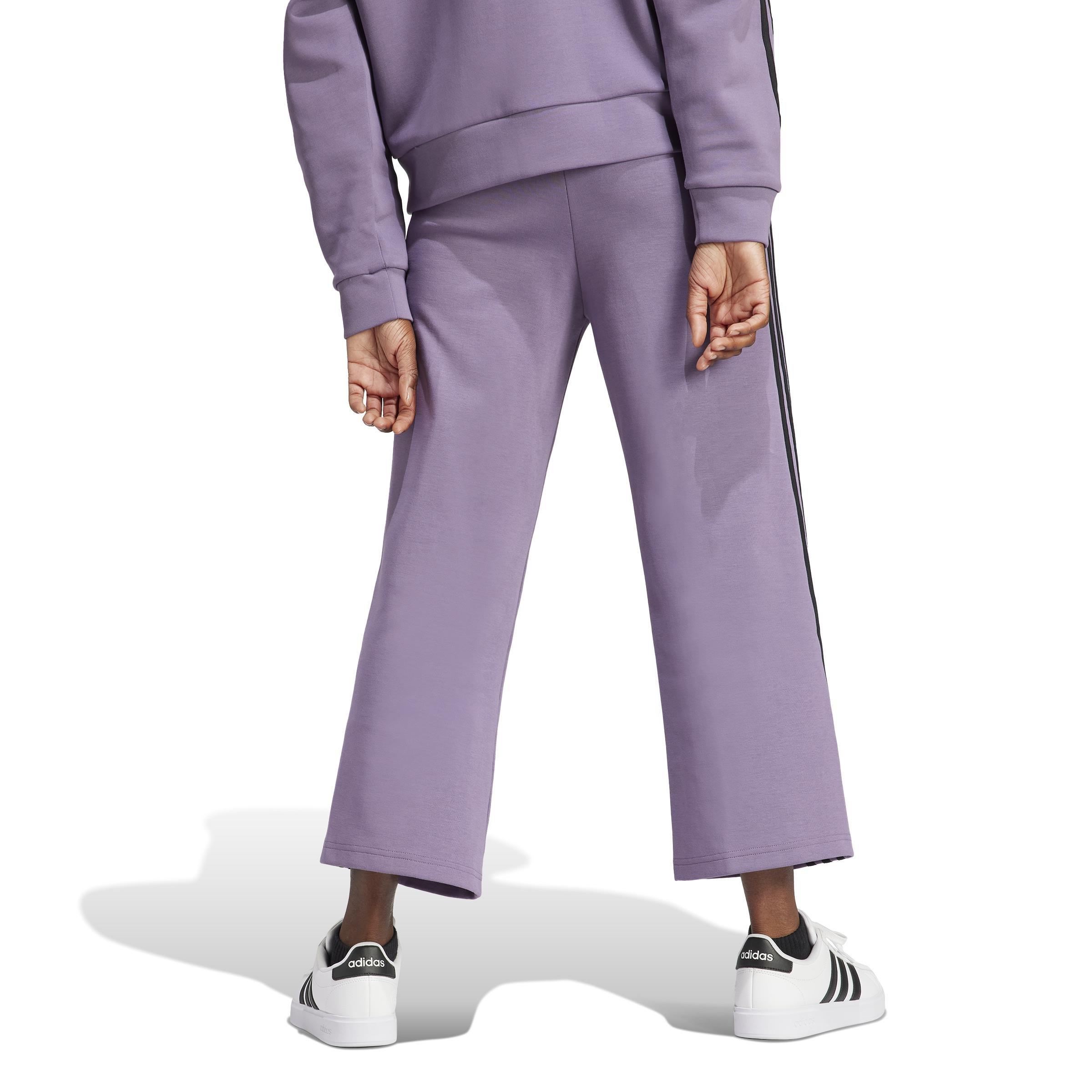 Future Icons 3-Stripes Tracksuit Bottoms, Purple, A901_ONE, large image number 2