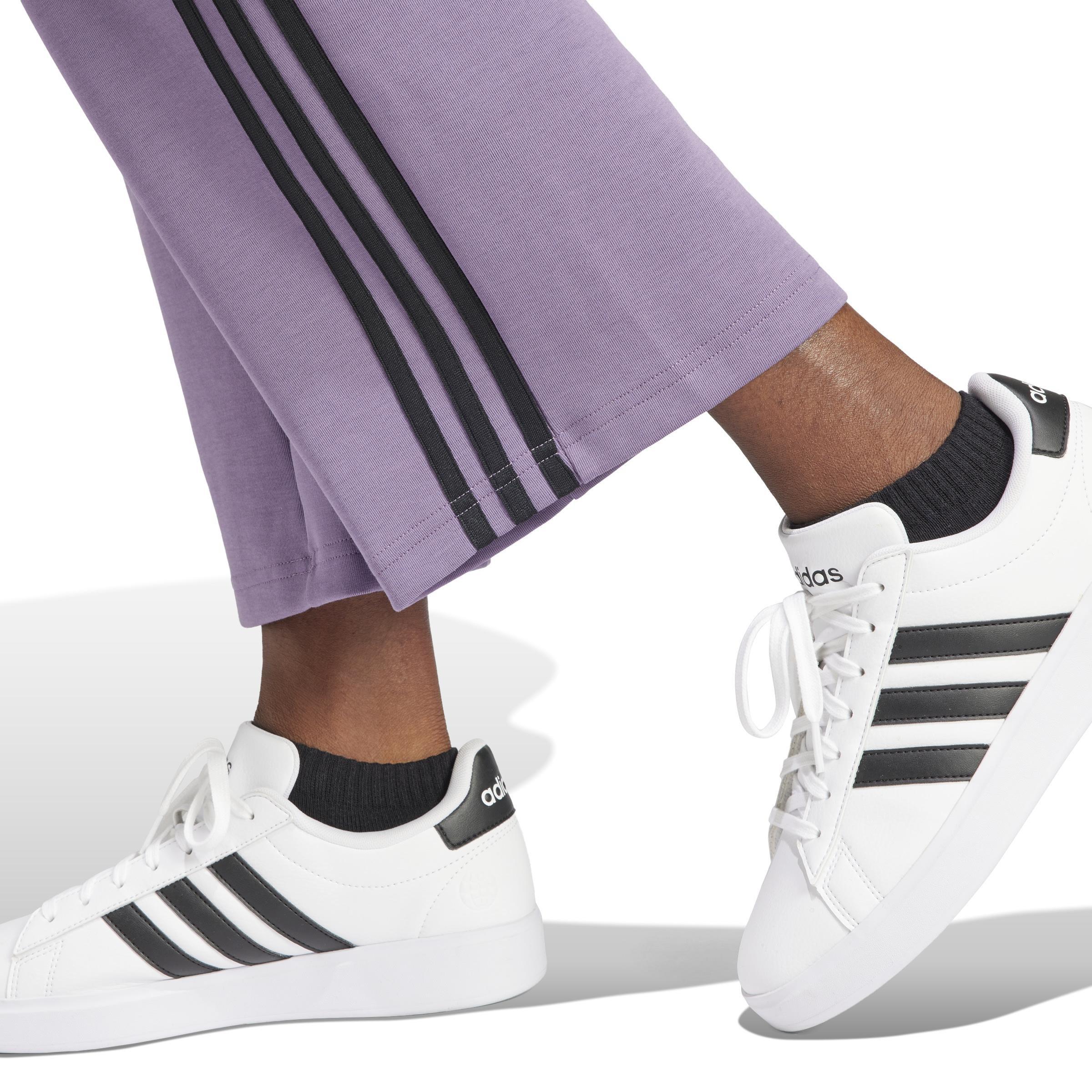 Future Icons 3-Stripes Tracksuit Bottoms, Purple, A901_ONE, large image number 3
