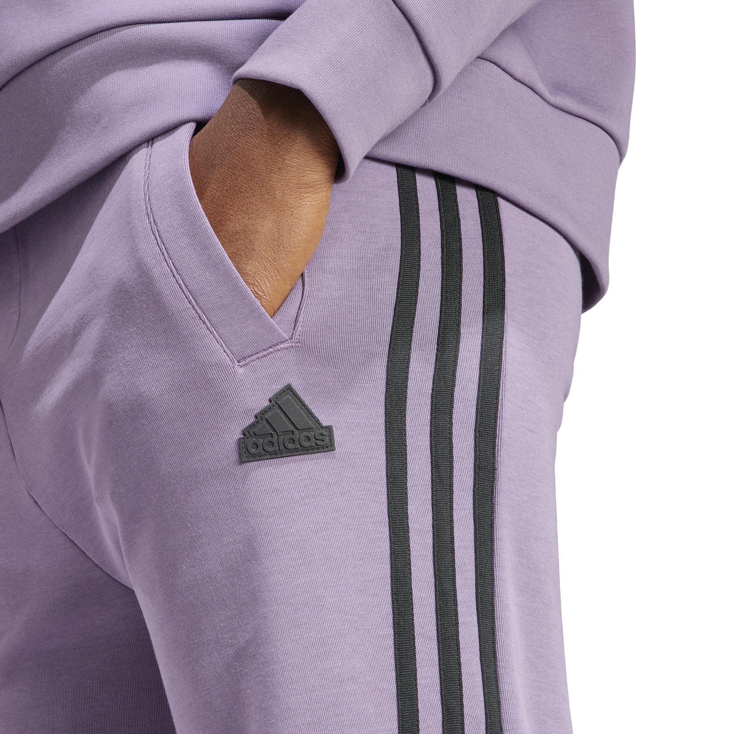 Future Icons 3-Stripes Tracksuit Bottoms, Purple, A901_ONE, large image number 4