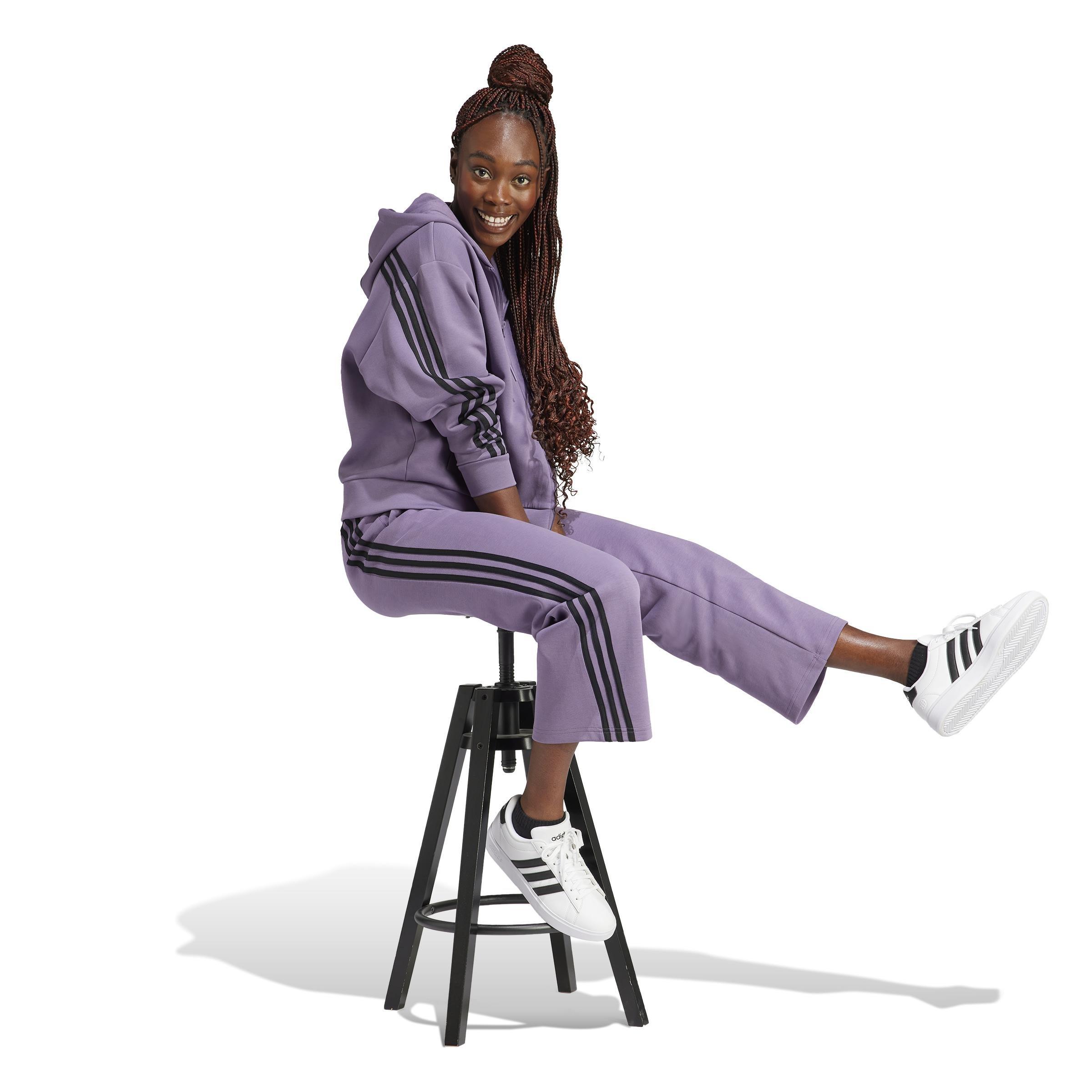 Future Icons 3-Stripes Tracksuit Bottoms, Purple, A901_ONE, large image number 13