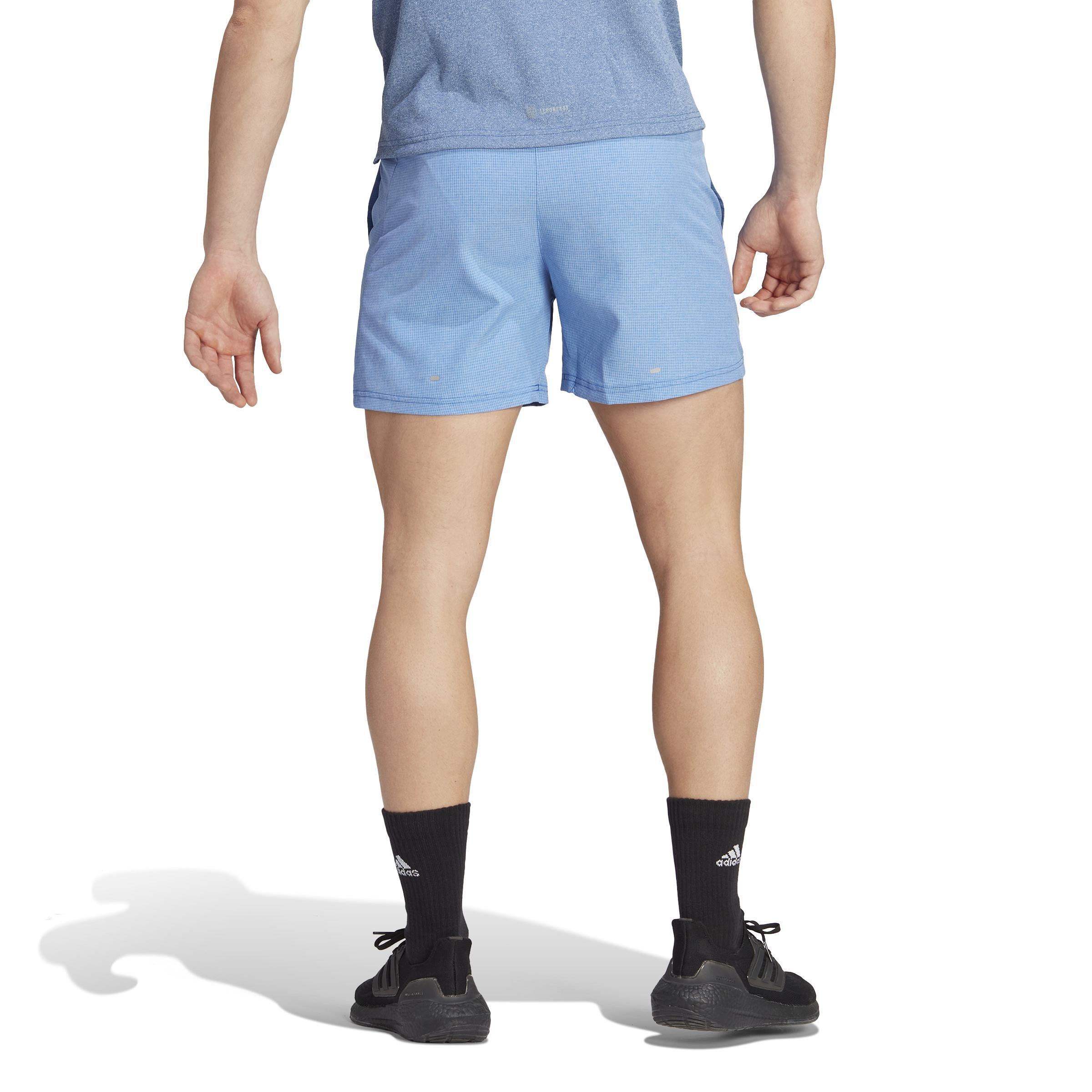 Own The Run Heather Shorts, Blue, , large image number 2