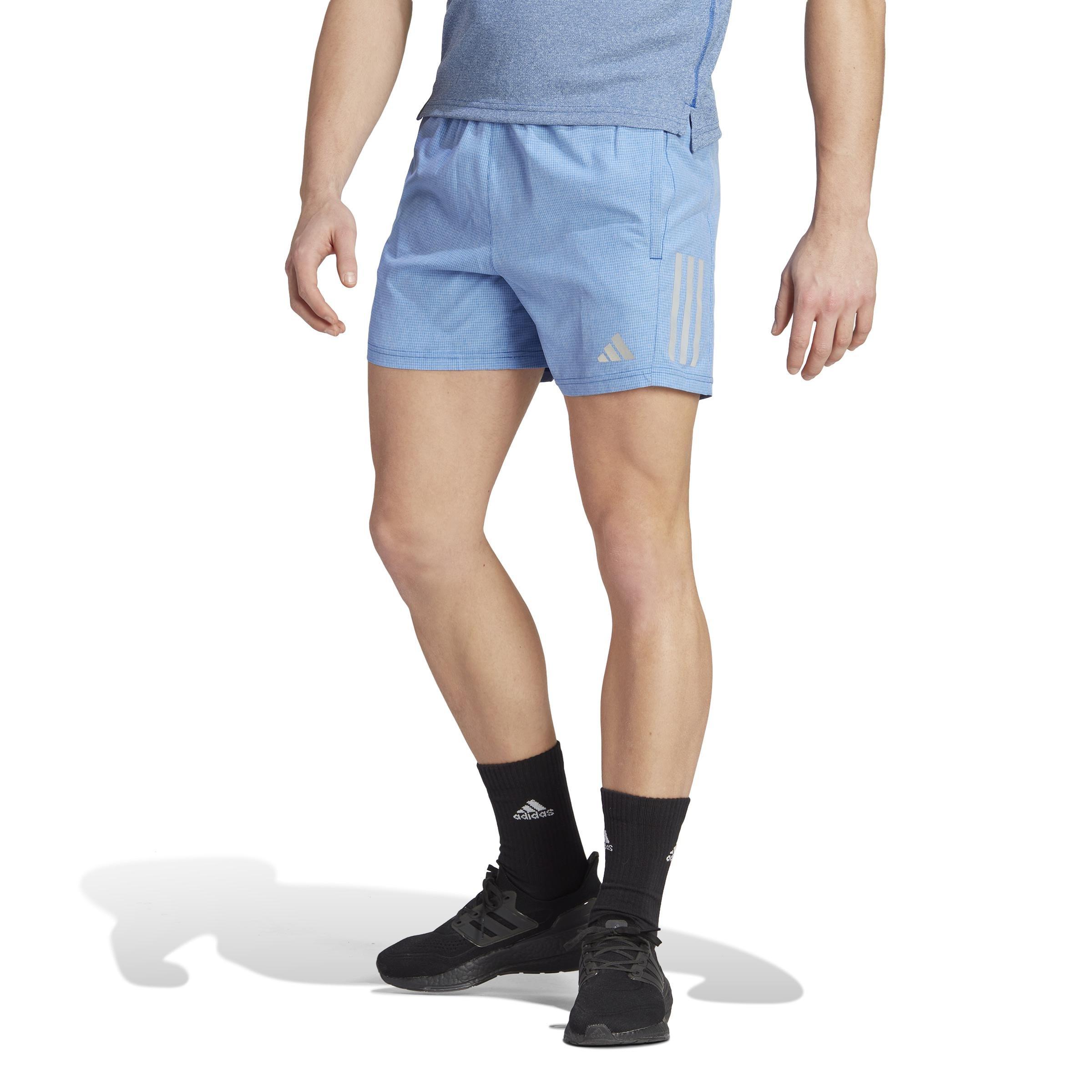 Own The Run Heather Shorts, Blue, , large image number 6