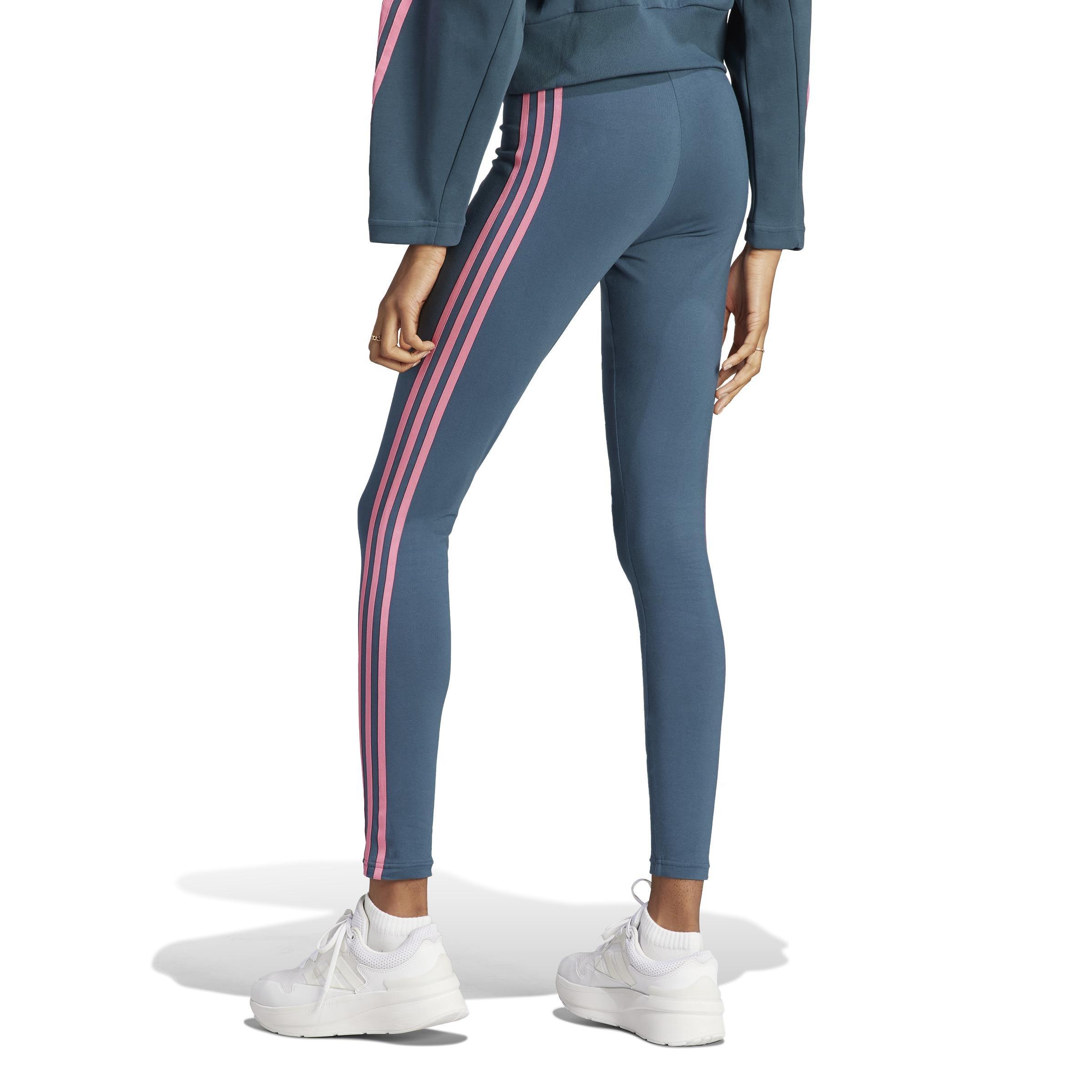 Future Icons 3-Stripes Leggings, Turquoise, , large image number 2