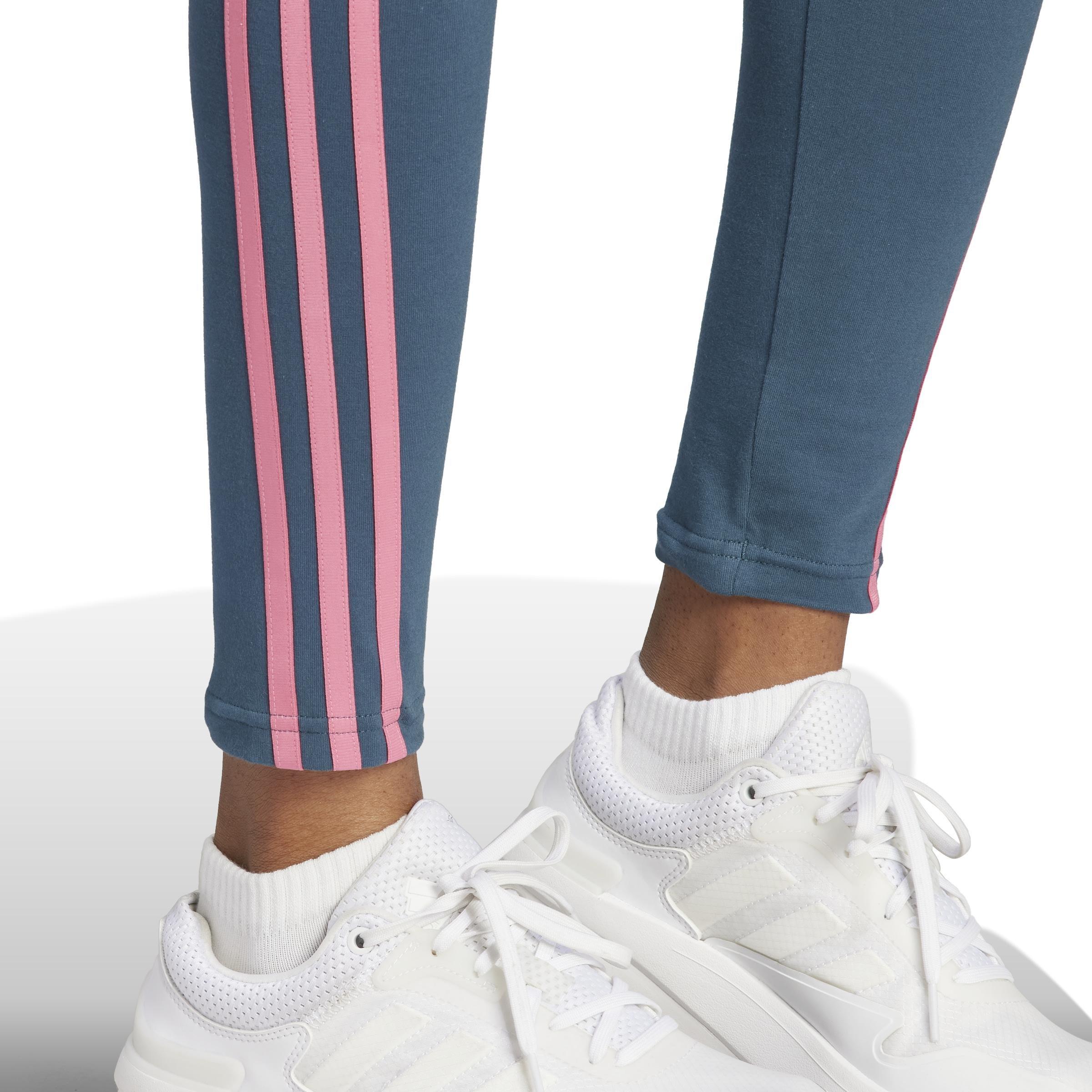 Future Icons 3-Stripes Leggings, Turquoise, , large image number 3