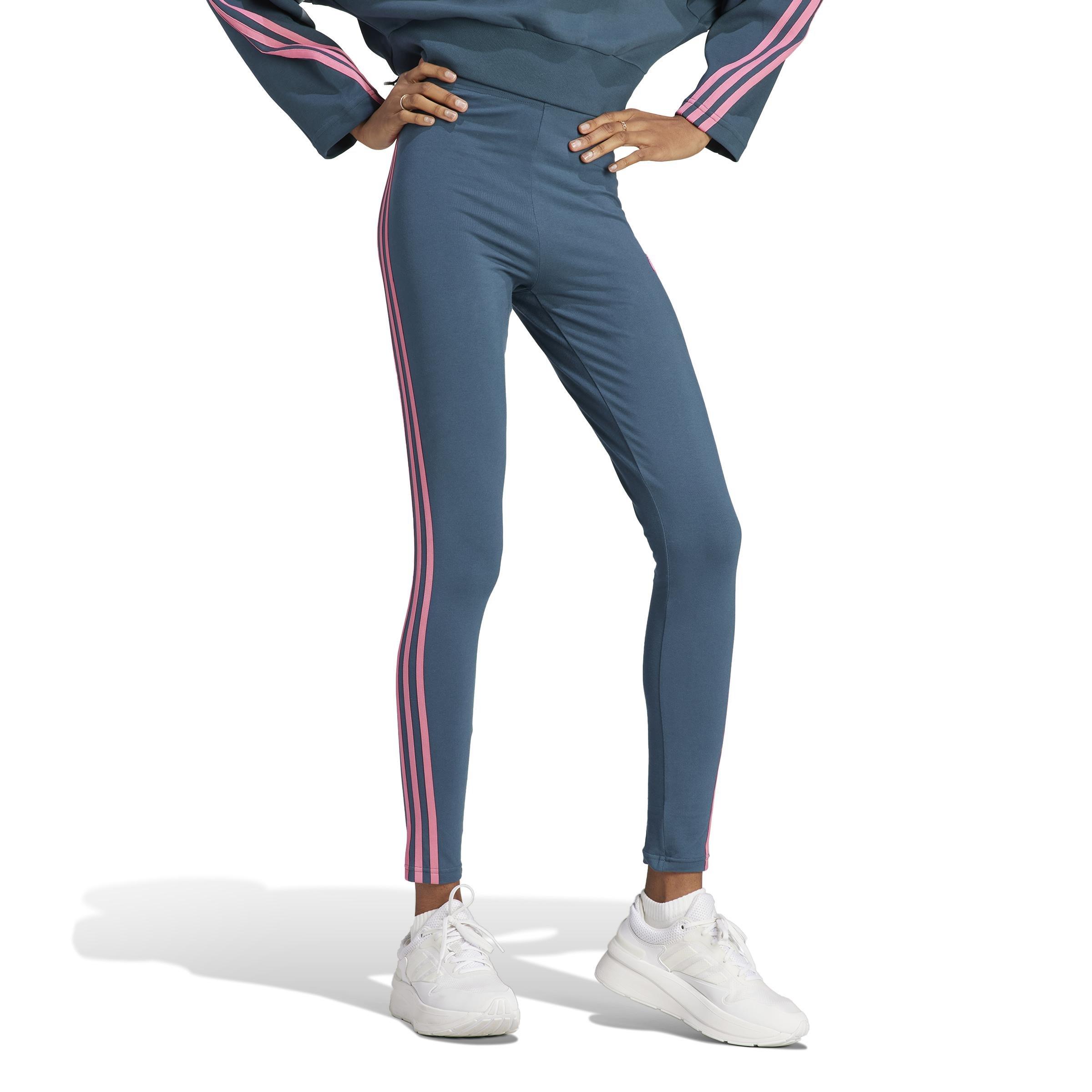 Future Icons 3-Stripes Leggings, Turquoise, , large image number 10