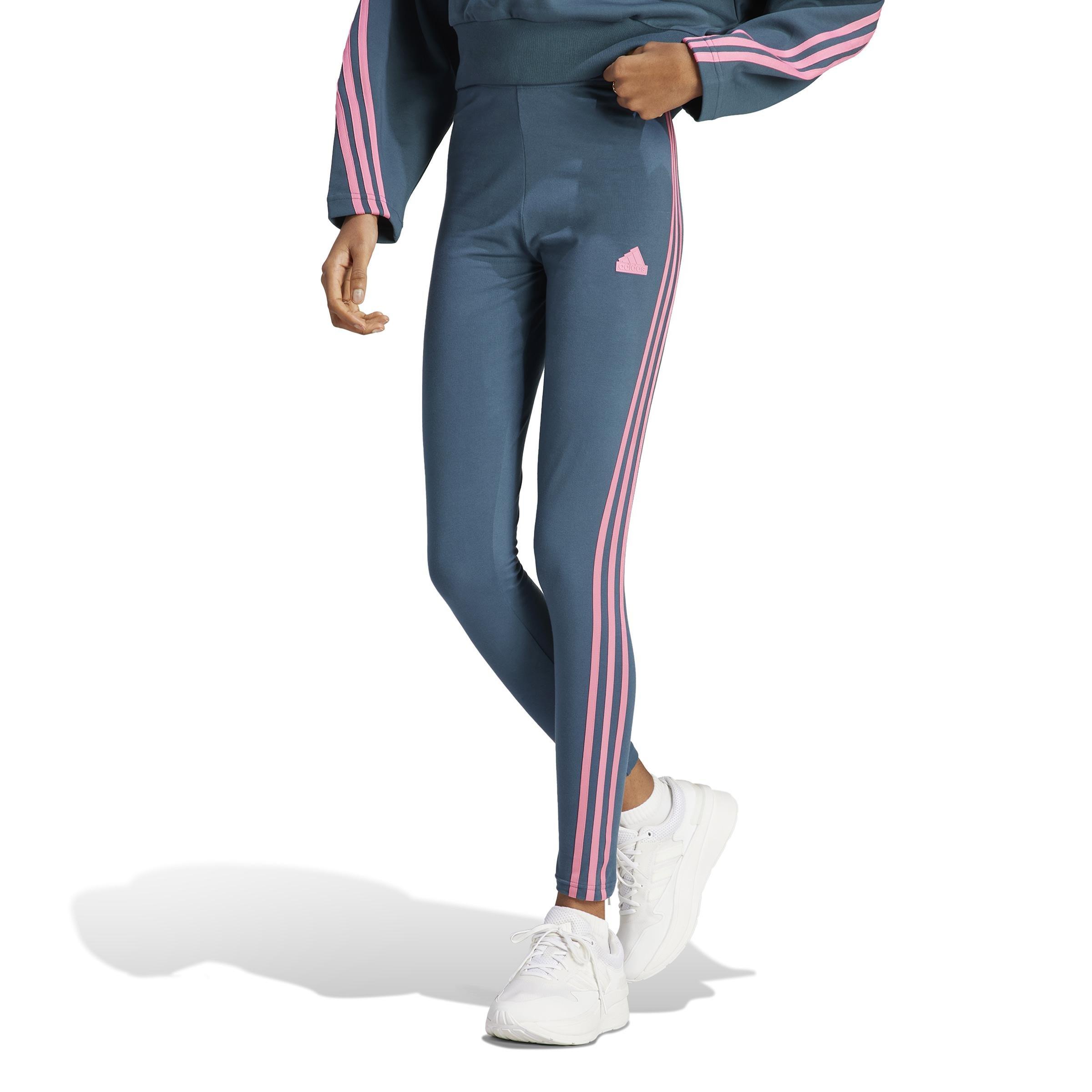 Future Icons 3-Stripes Leggings, Turquoise, , large image number 11