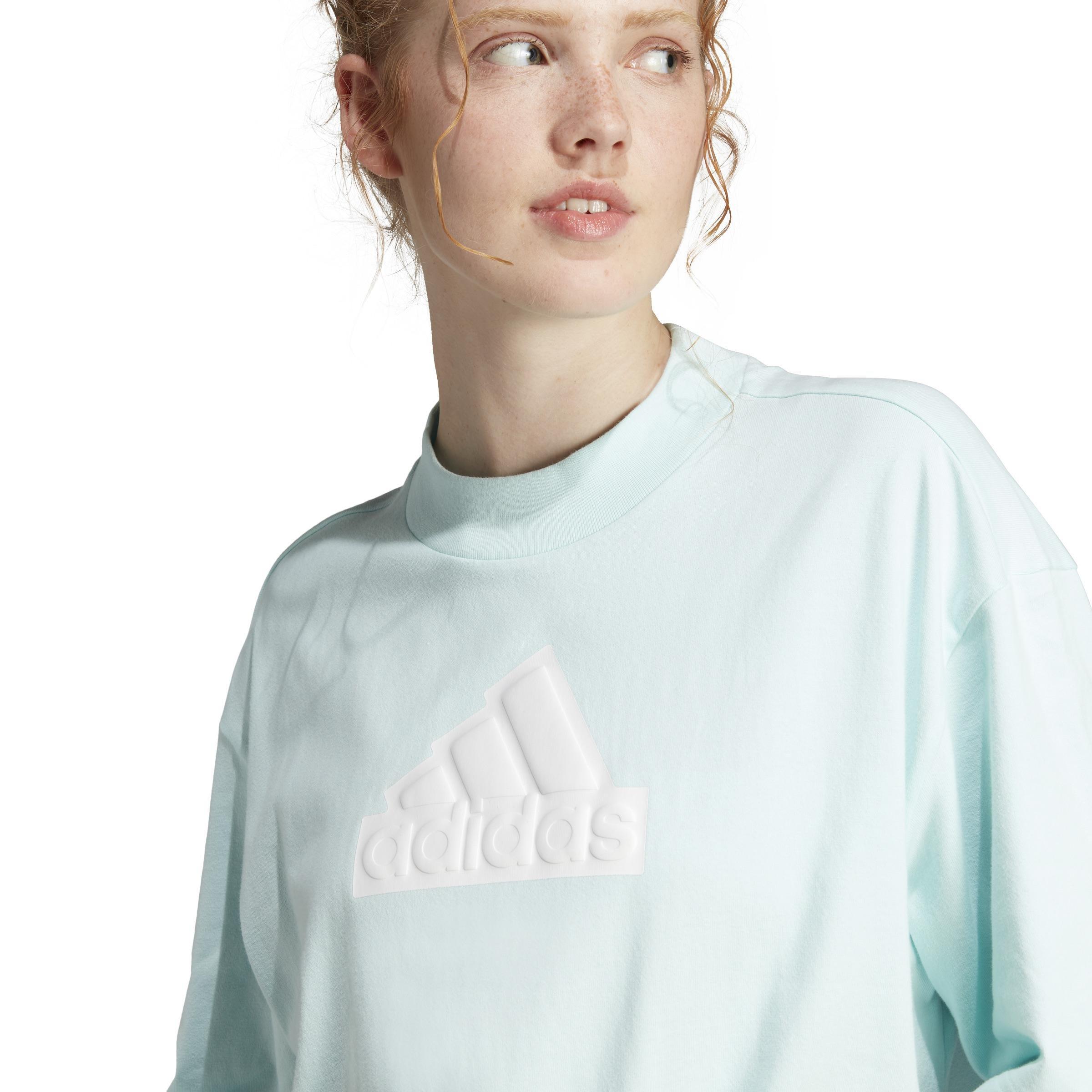 Future Icons Badge Of Sport Boyfriend T-Shirt, Turquoise, , large image number 5