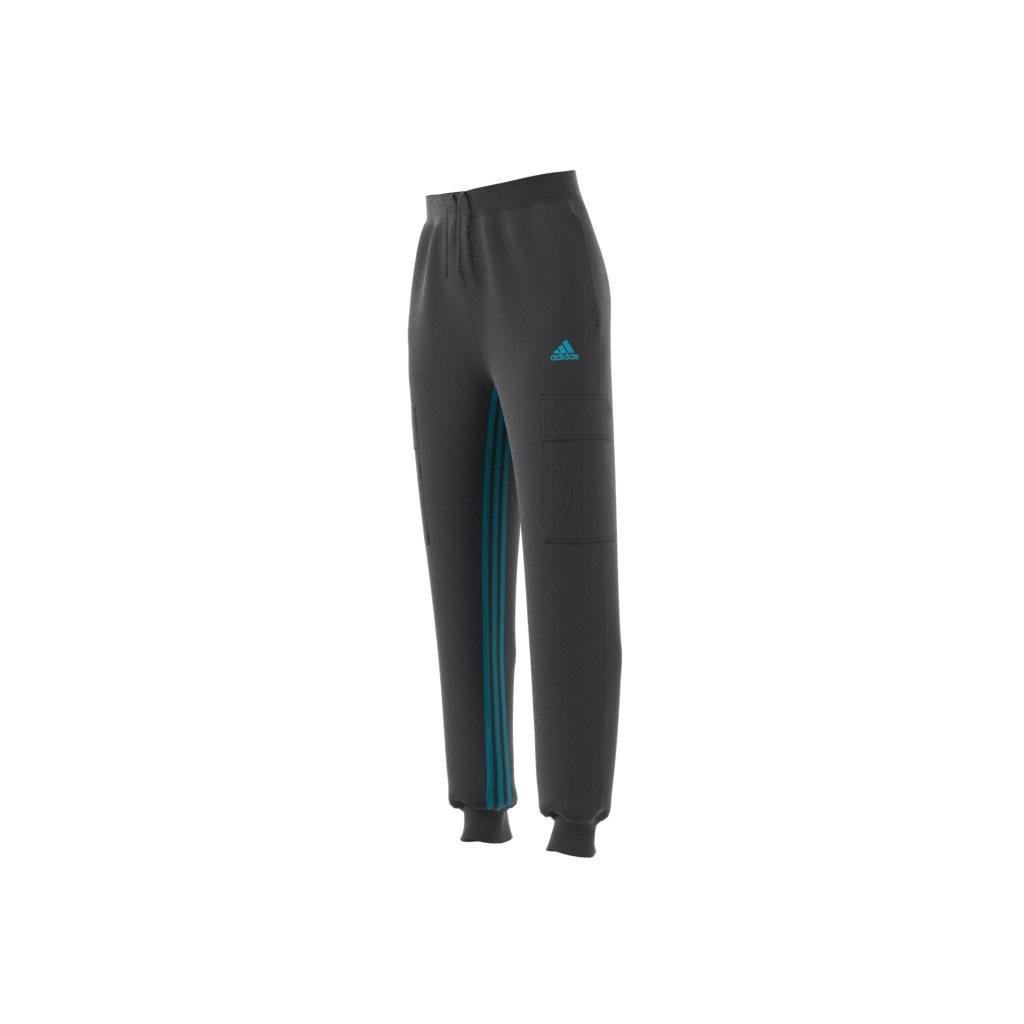 Dance 3-Stripes High-Waisted Tapered Cargo Joggers, Grey, , large image number 9
