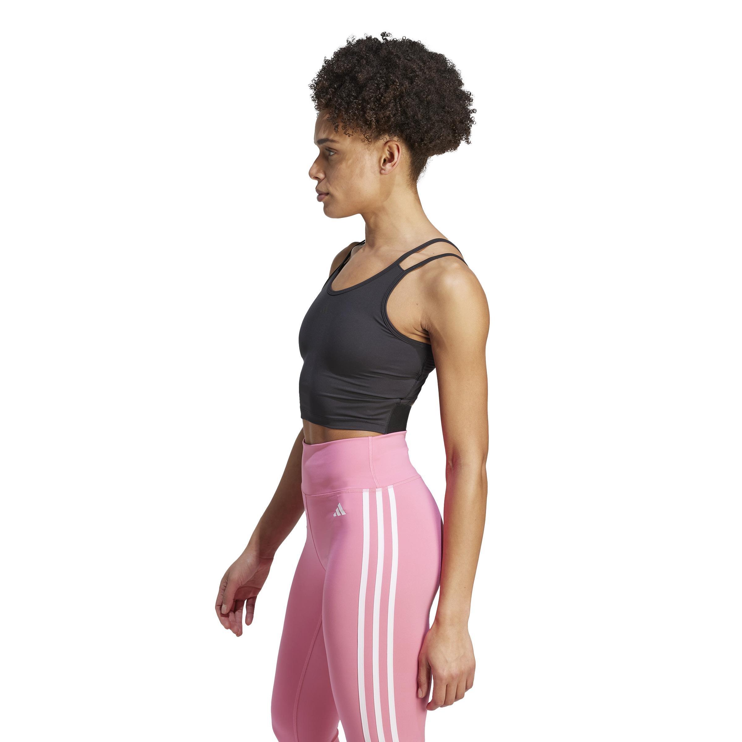 Hiit Heat.Rdy Crop Tank Top, Black, A901_ONE, large image number 8