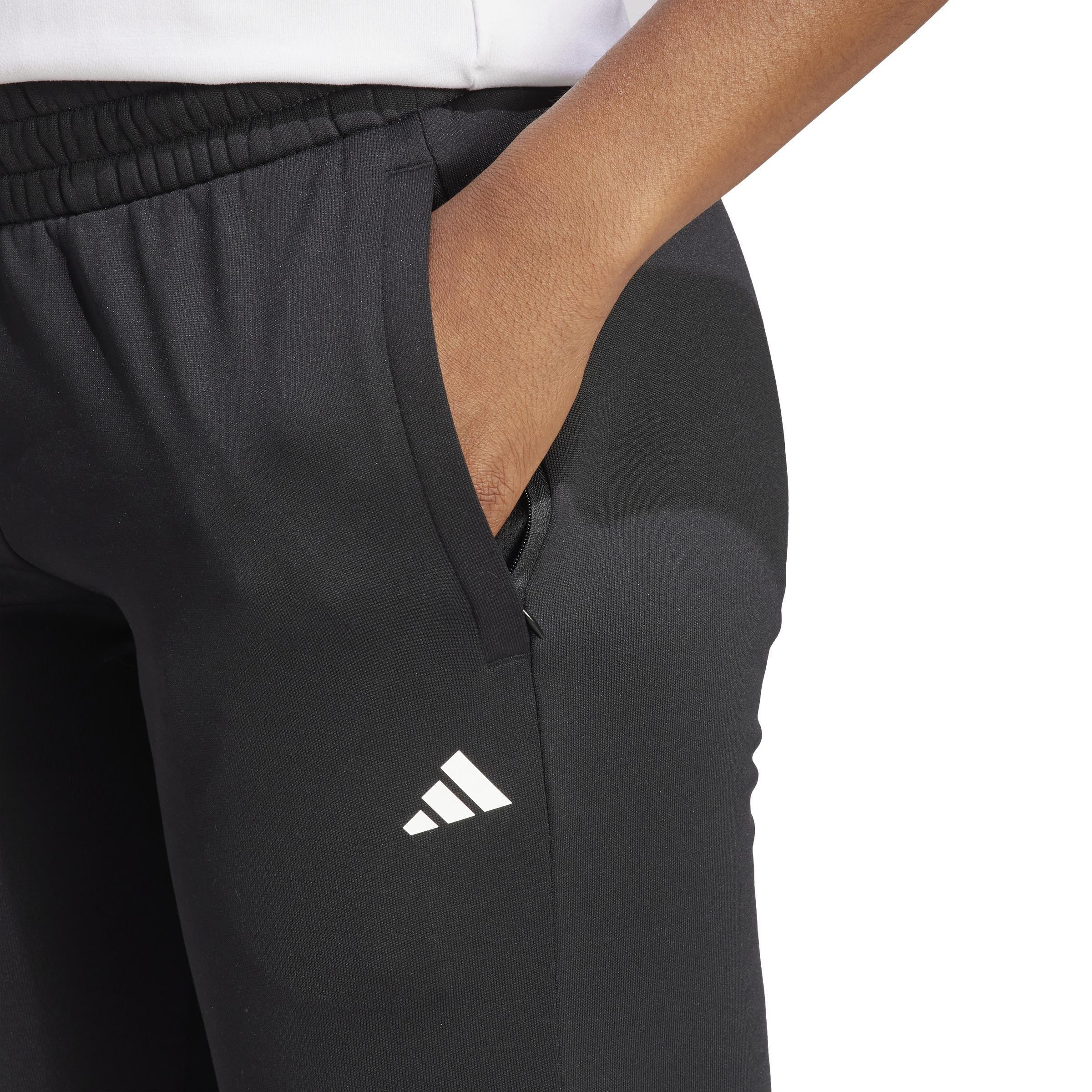 Aeroready Game And Go Regular Tapered Fleece Joggers, Black, , large image number 3