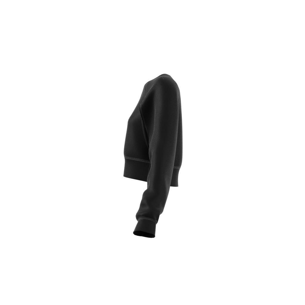 Power Aeroready Crop Cover-Up Sweatshirt, Black, , large image number 11