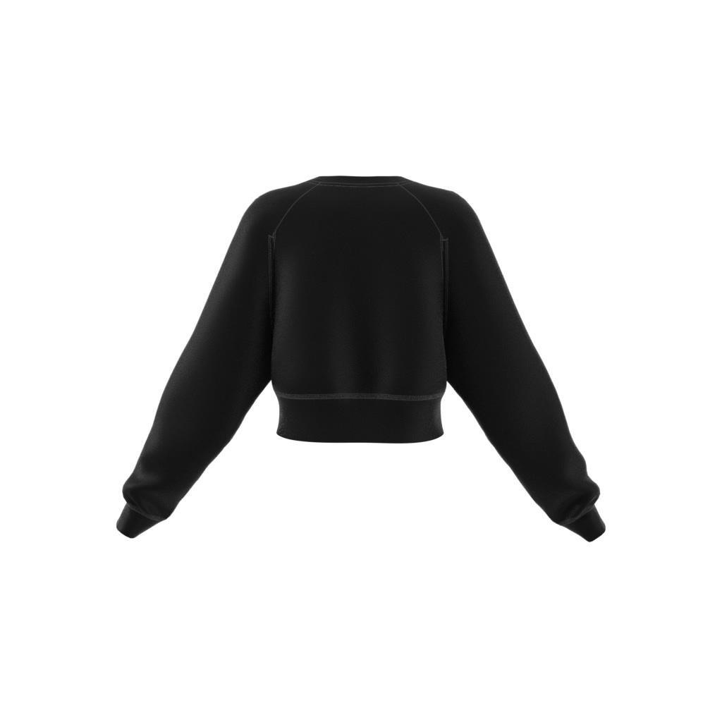 Power Aeroready Crop Cover-Up Sweatshirt, Black, , large image number 13