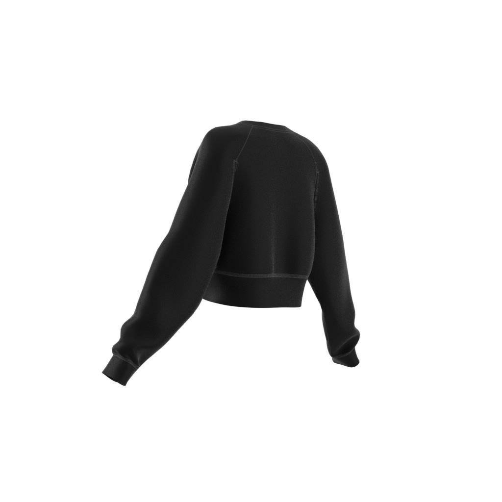 Power Aeroready Crop Cover-Up Sweatshirt, Black, , large image number 14