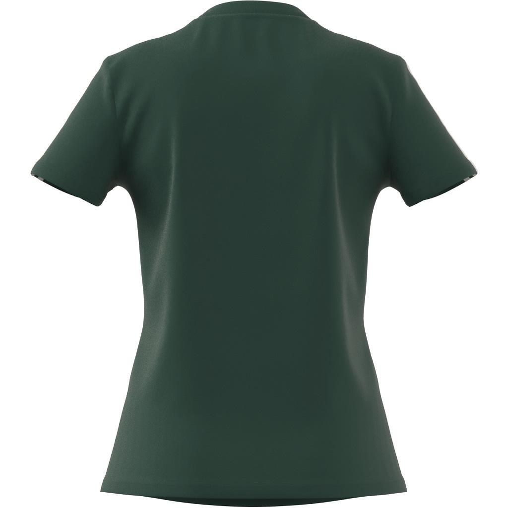 Essentials Slim 3-Stripes T-Shirt, Green, A901_ONE, large image number 7