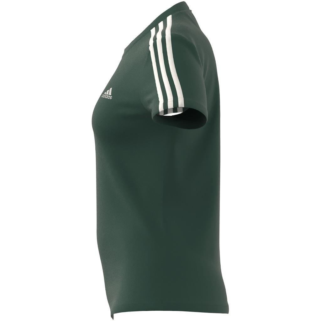 Essentials Slim 3-Stripes T-Shirt, Green, A901_ONE, large image number 11