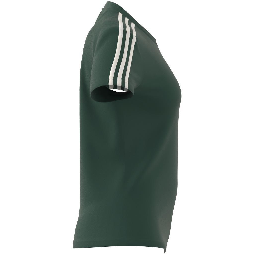 Essentials Slim 3-Stripes T-Shirt, Green, A901_ONE, large image number 13