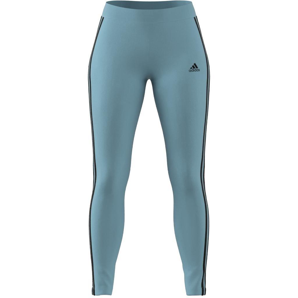 3 Stripes Leggings, Turquoise, , large image number 5