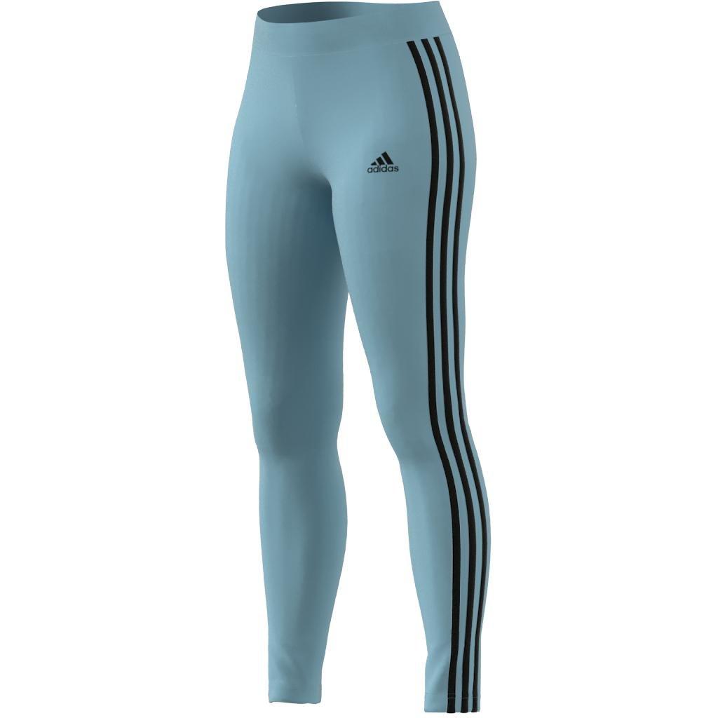 3 Stripes Leggings, Turquoise, , large image number 6