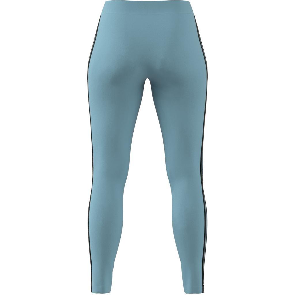 3 Stripes Leggings, Turquoise, A901_ONE, large image number 9